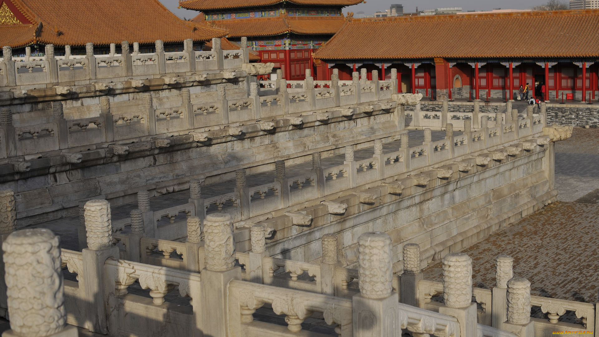 города, пекин, китай