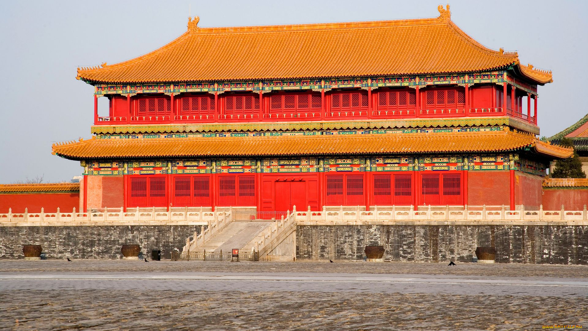 города, пекин, китай