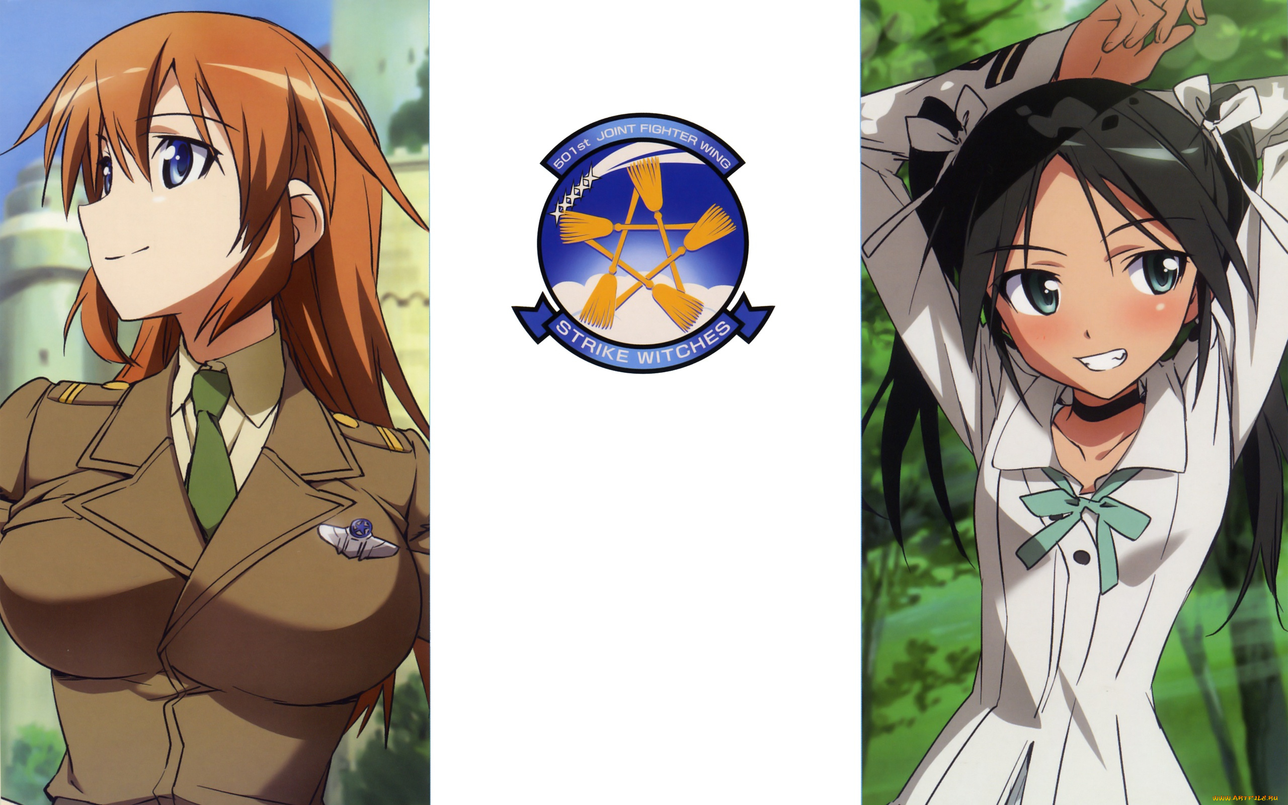 аниме, strike, witches
