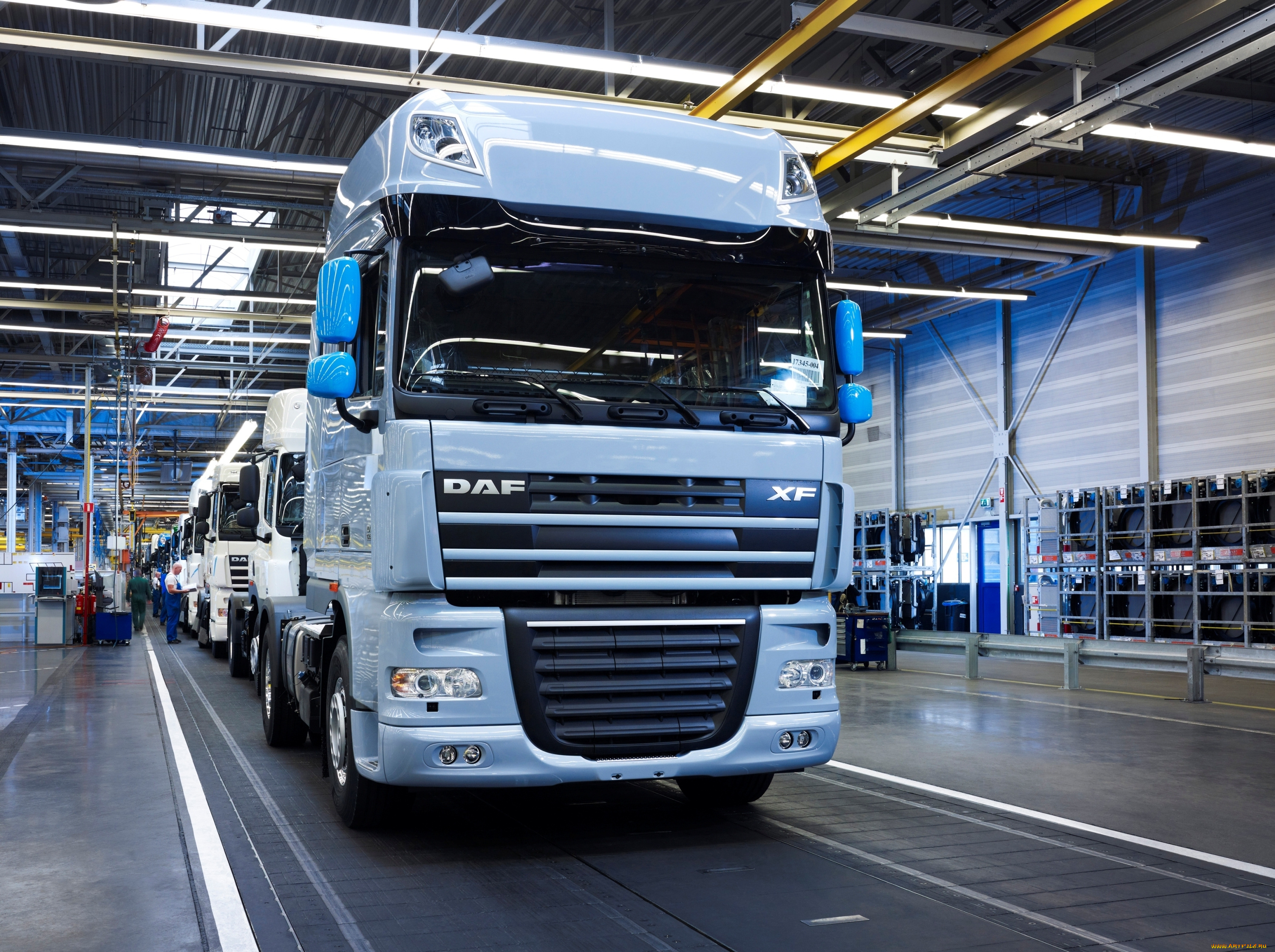 автомобили, daf, конвейер, даф, иксэф105, тягач, грузовик, завод