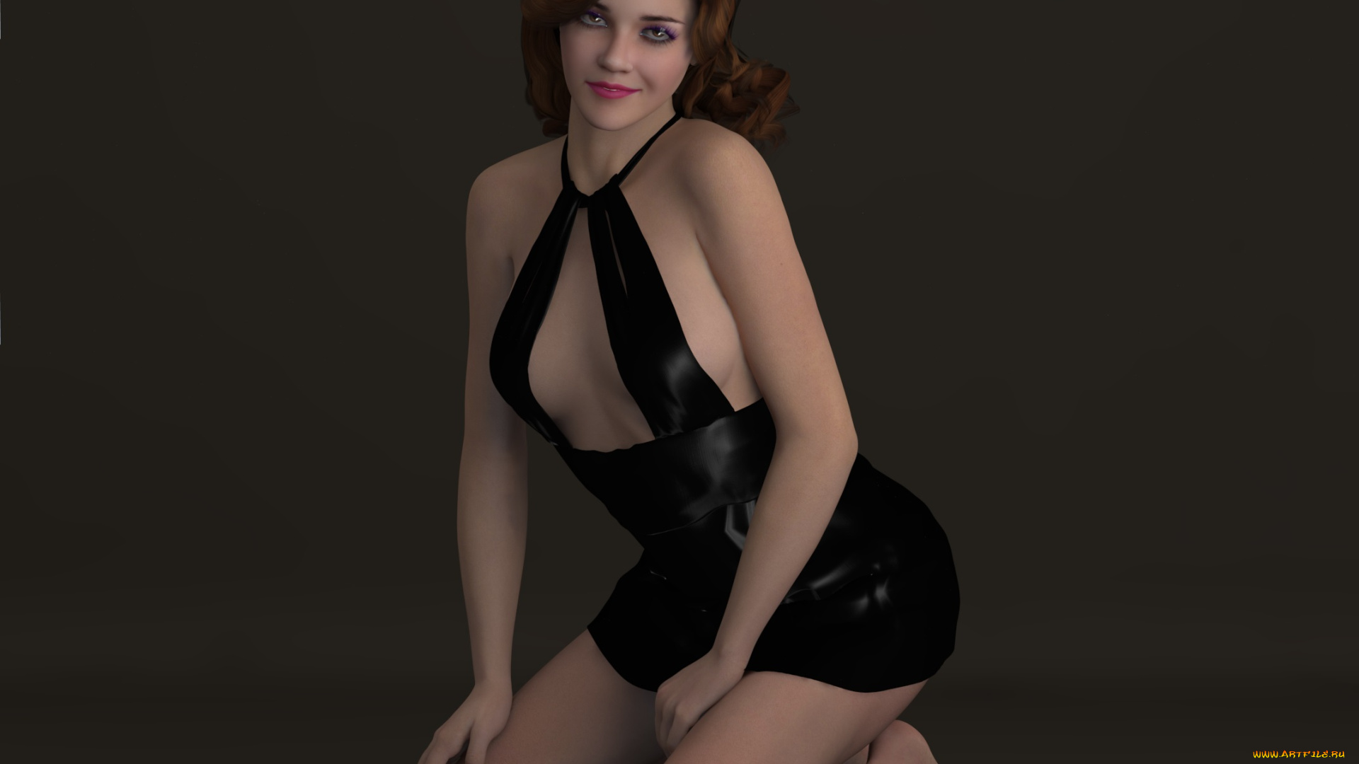 3д, графика, люди, , people, девушка, взгляд, фон