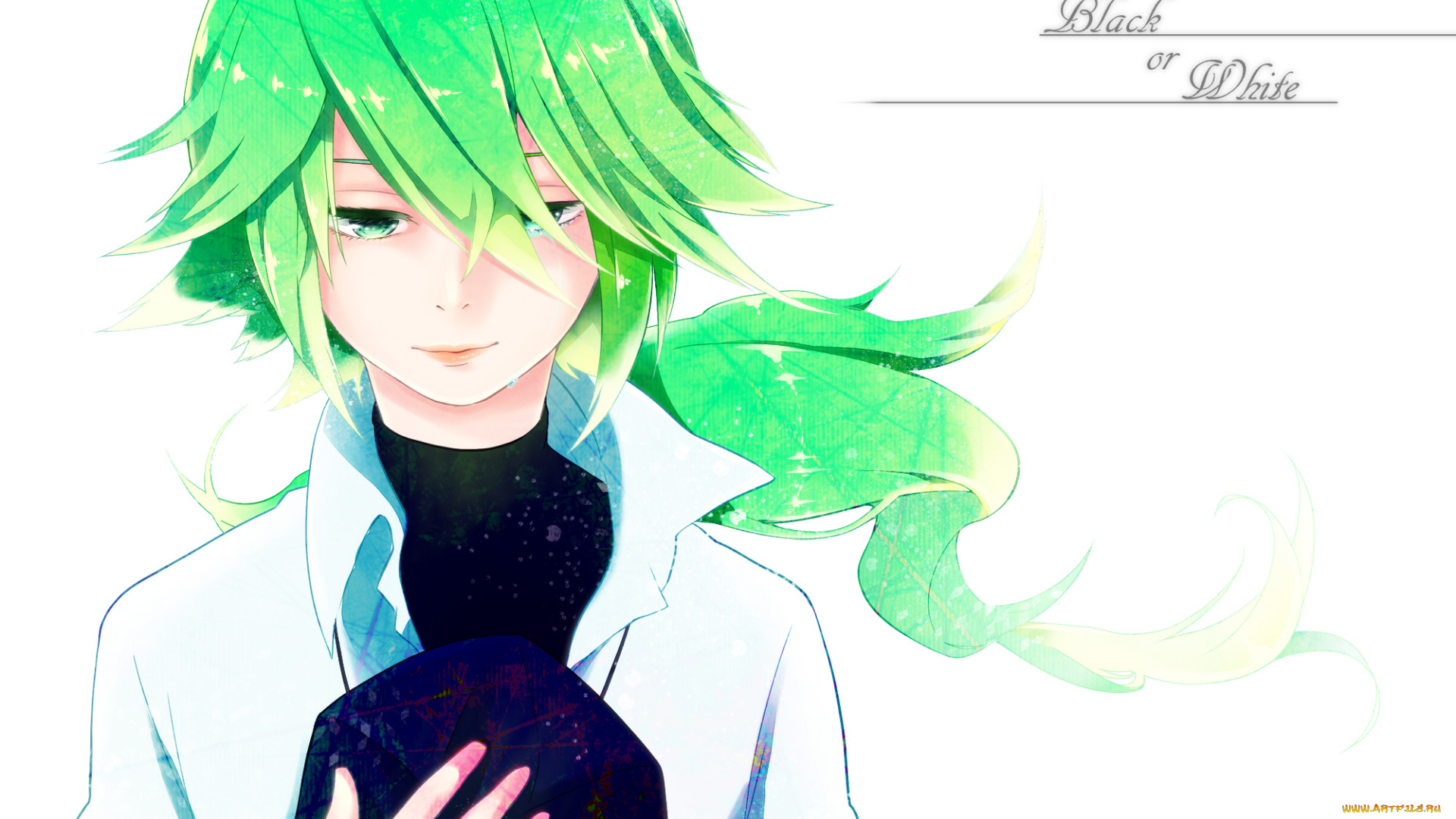 аниме, pokemon, парень, белый, фон, арт, кепка, зелёные, волосы