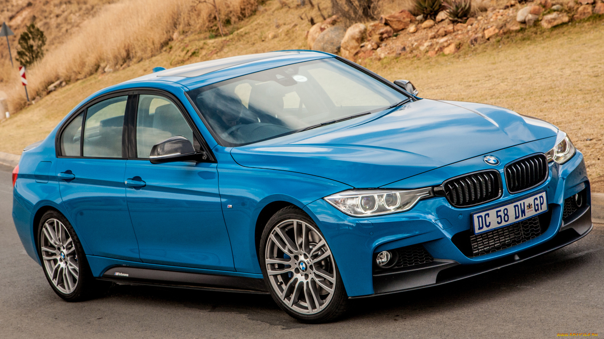 автомобили, bmw, 2014г, f30, edition, синий, performance, 335i, m