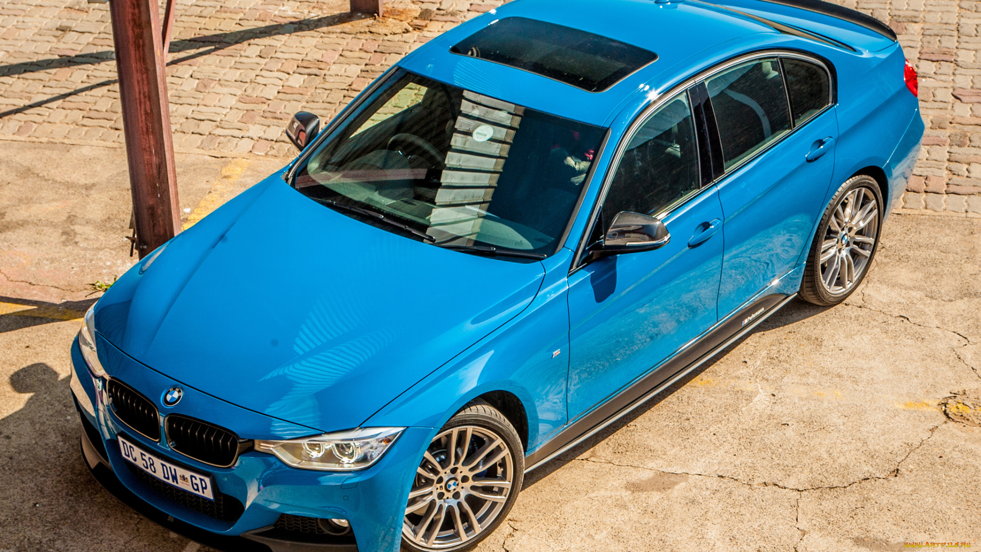 автомобили, bmw, 335i, m, performance, edition, f30, 2014г, синий