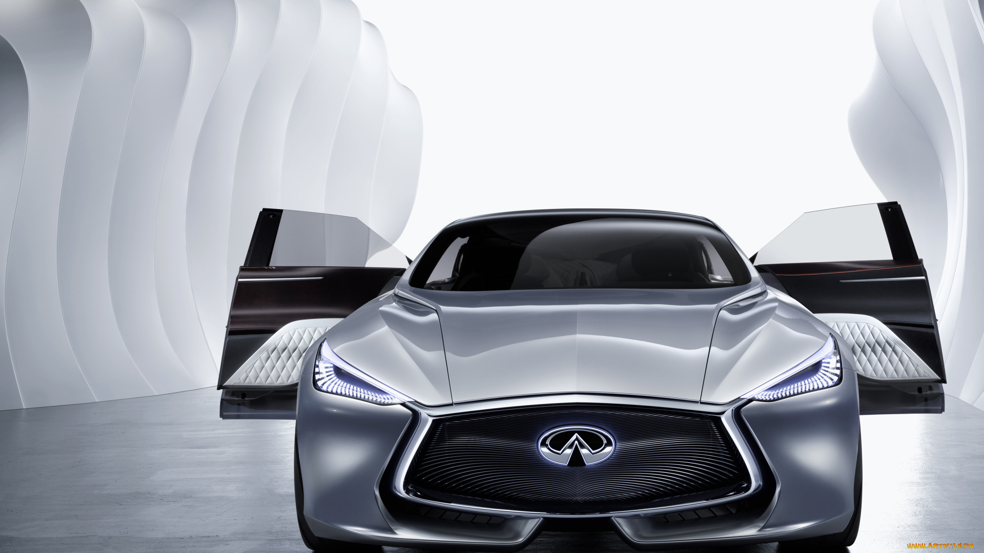 автомобили, infiniti, inspiration, 2014г, concept, q80, серый
