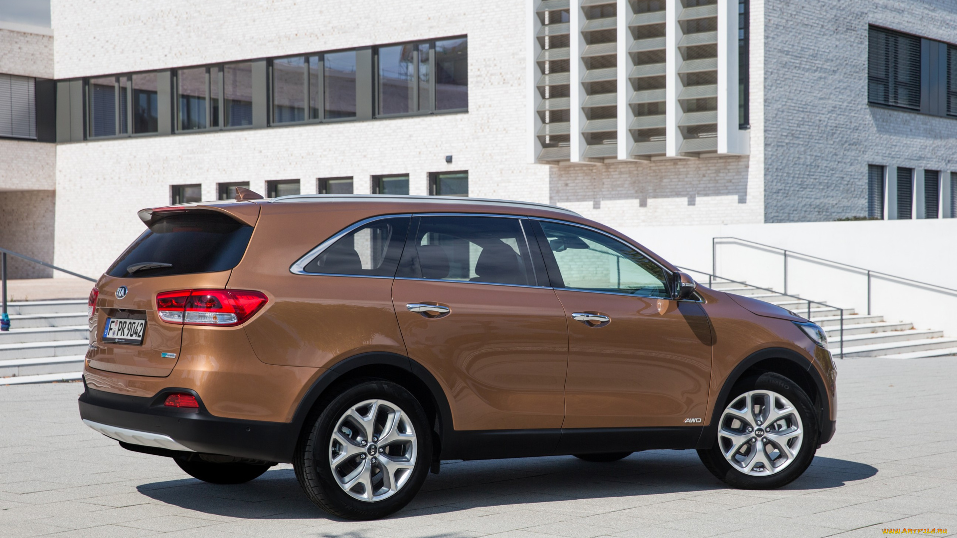 автомобили, kia, ecodynamics, sorento, коричневый, 2014г, um