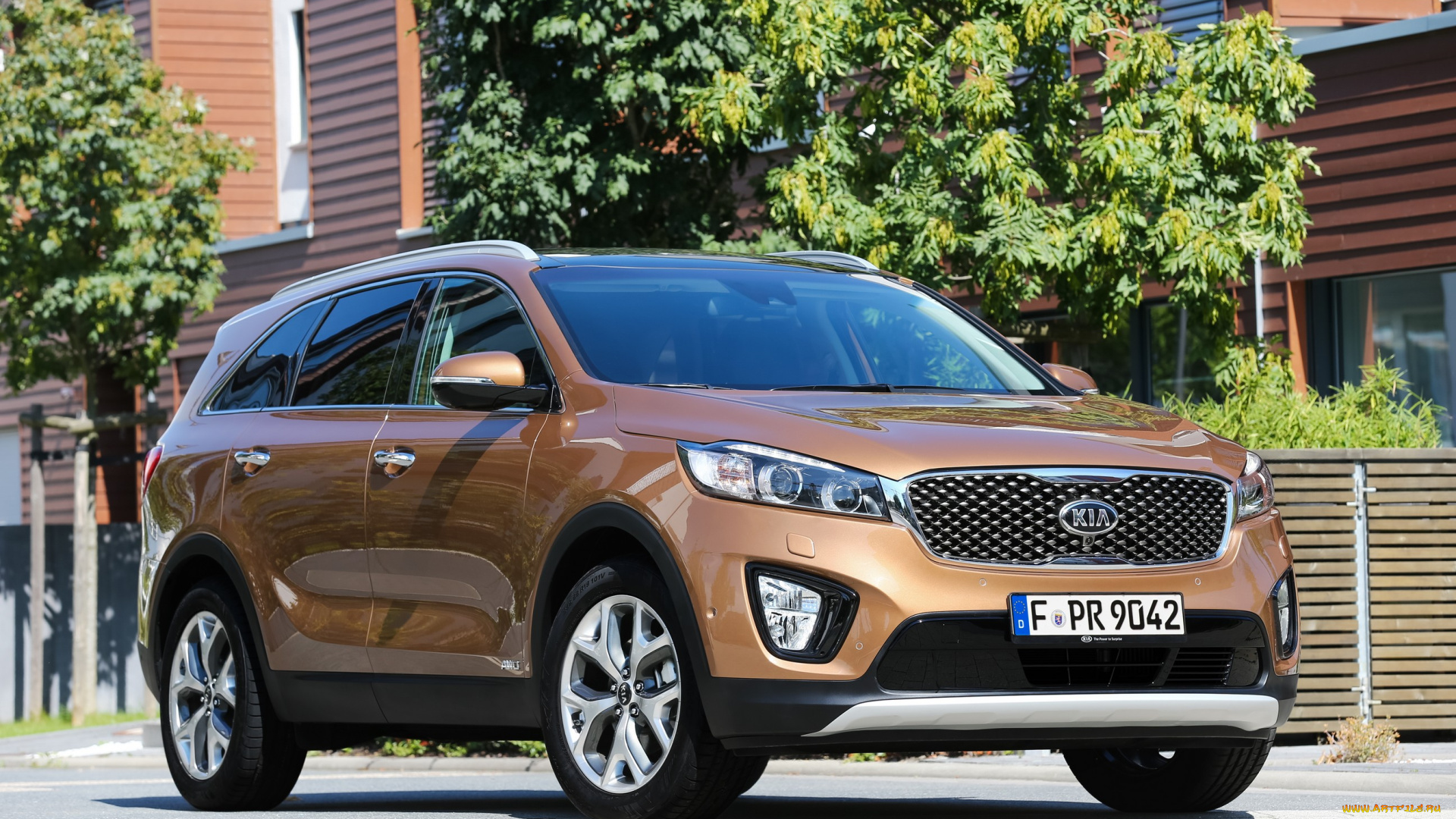 автомобили, kia, коричневый, 2014г, um, ecodynamics, sorento