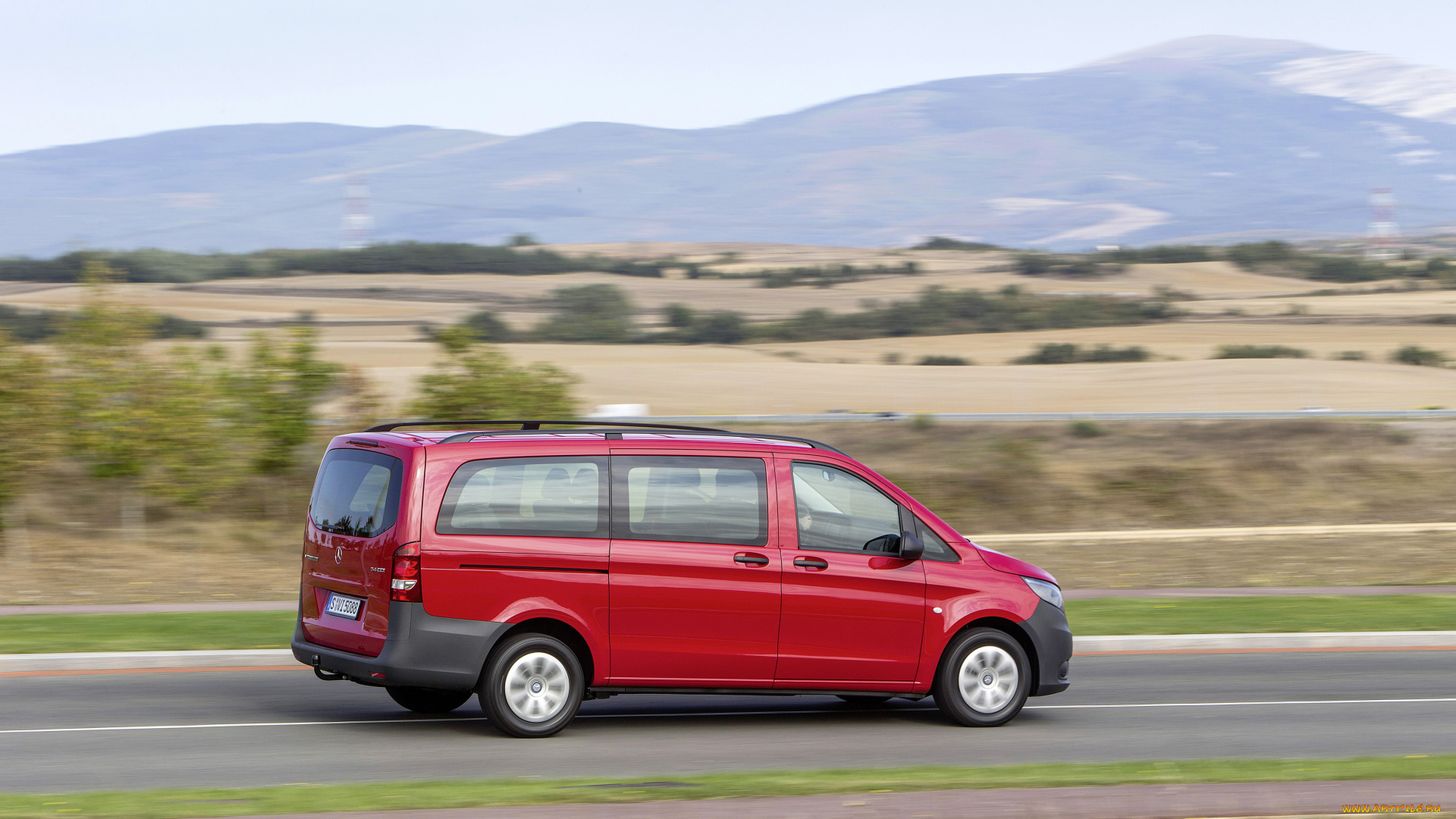 автомобили, mercedes-benz, красный, 2014г, w639, base, tourer, vito