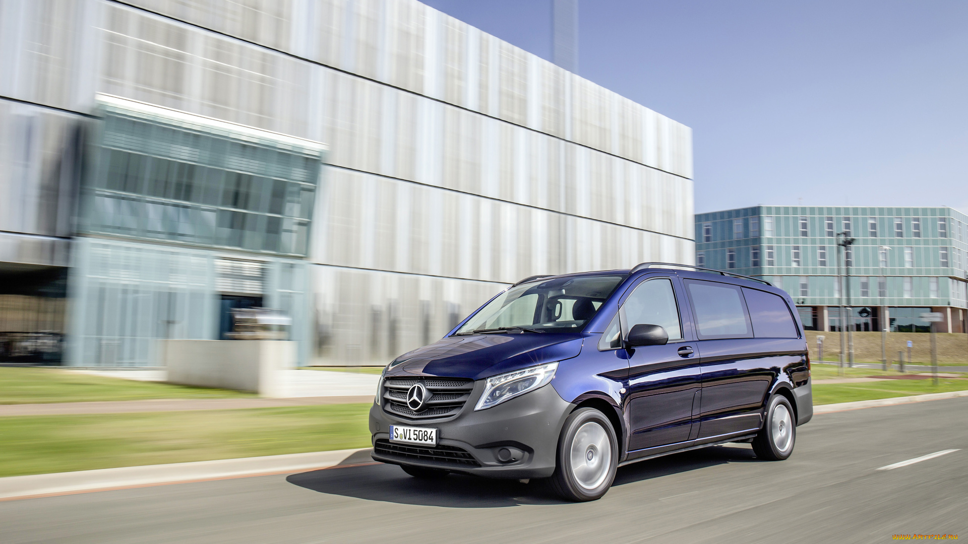 автомобили, mercedes-benz, w639, mixto, vito, 2014г, синий