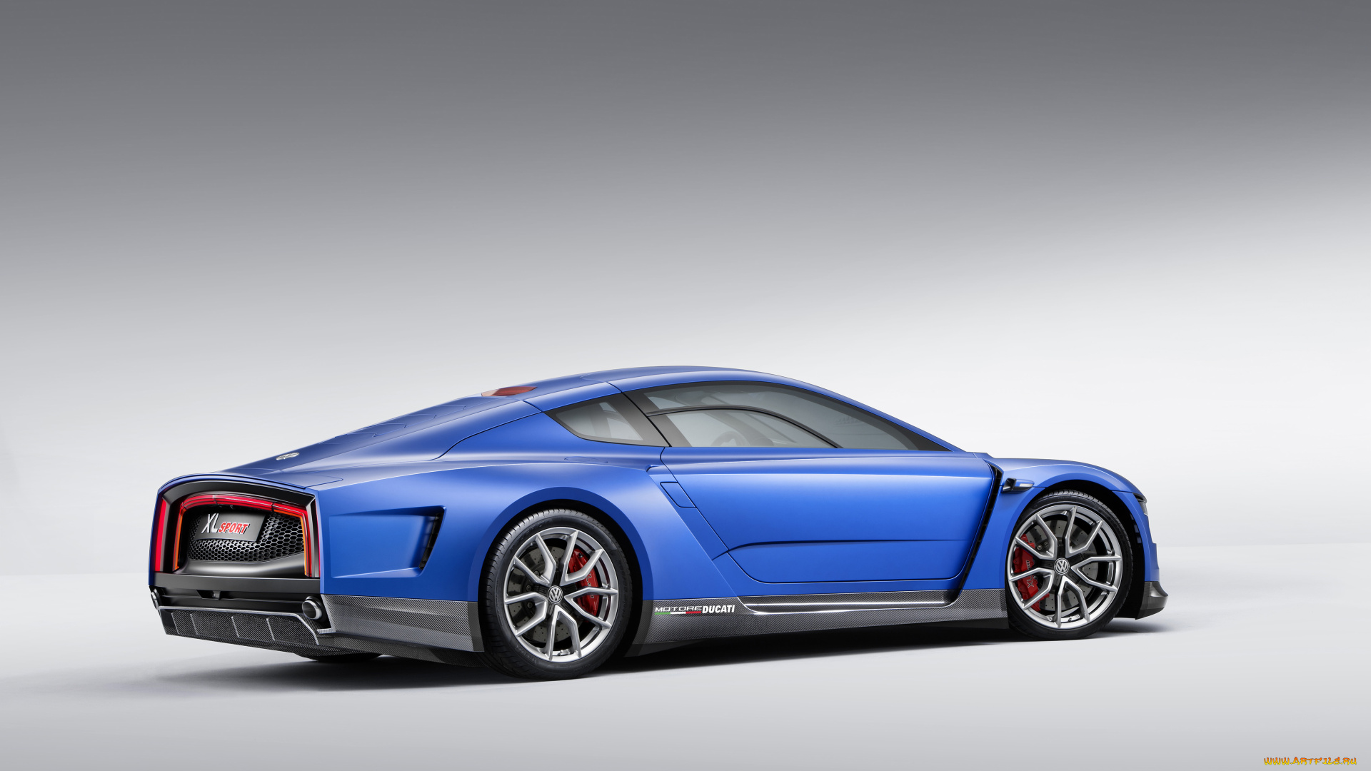 автомобили, volkswagen, concept, 2014г, синий, sport, xl