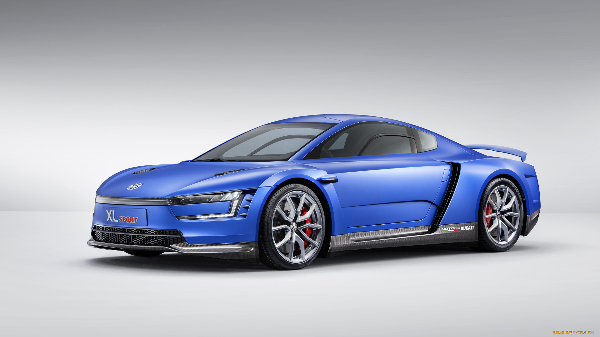 автомобили, volkswagen, concept, 2014г, синий, sport, xl