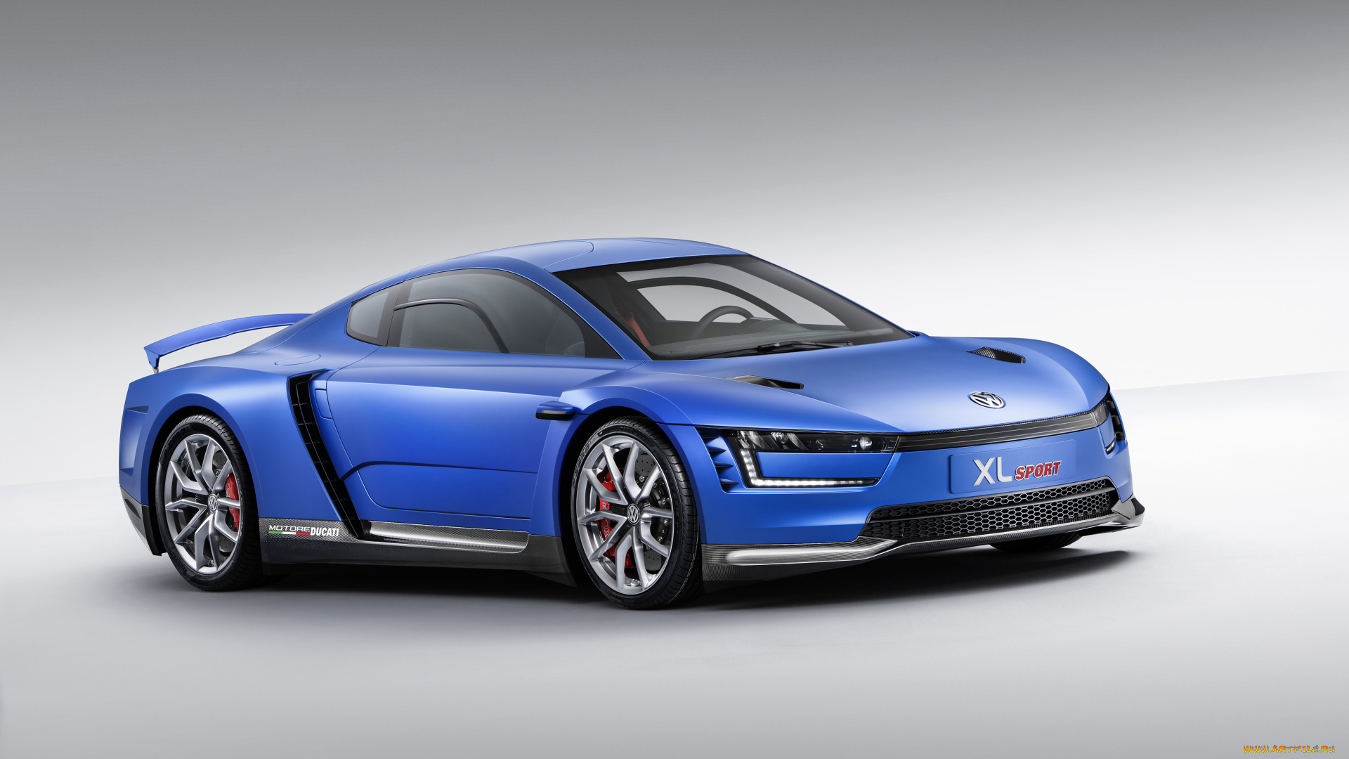 автомобили, volkswagen, concept, sport, xl, синий, 2014г