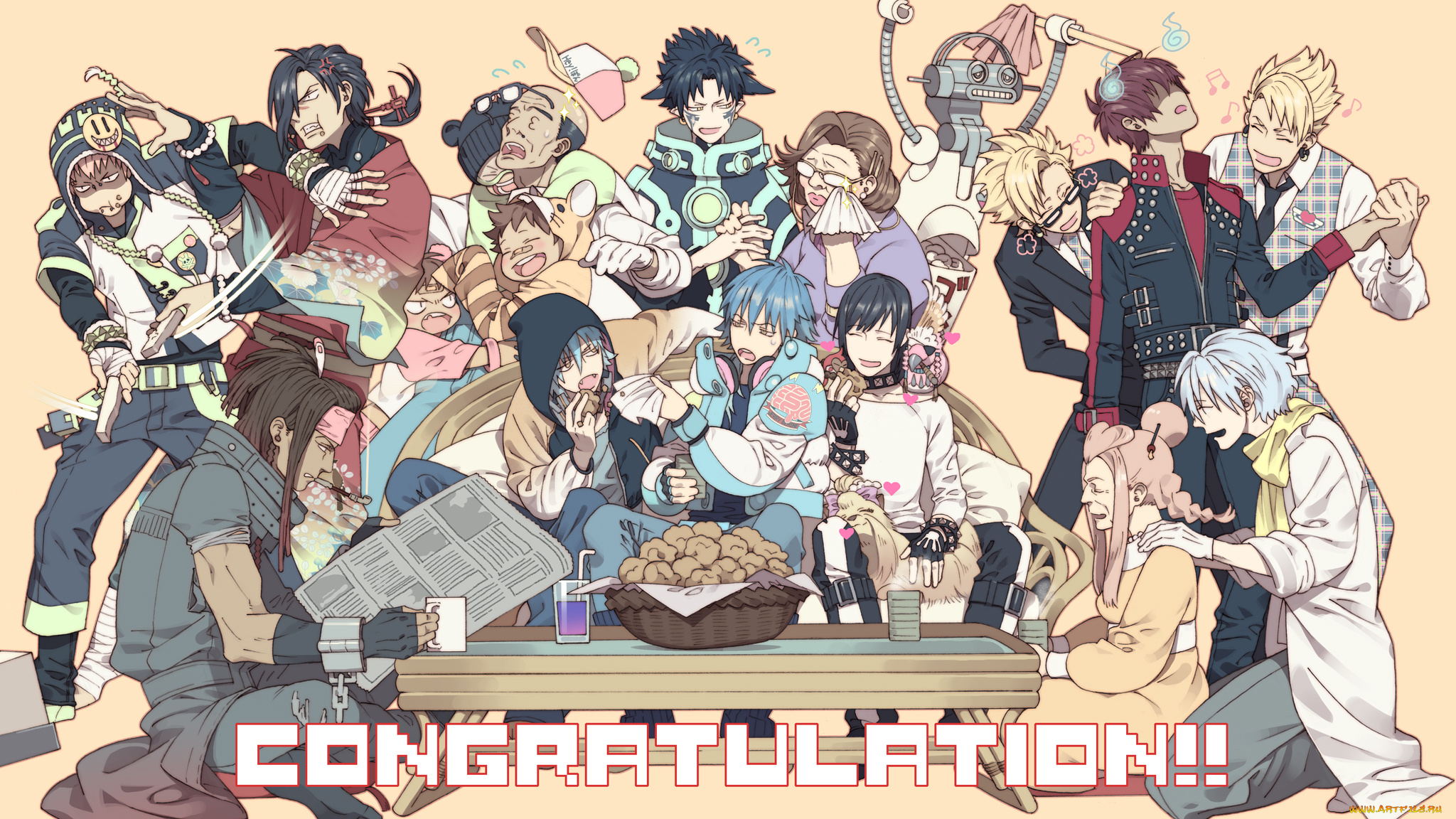 аниме, dramatical, murder, dramatical, murder, aoba, ren, noiz, koujaku