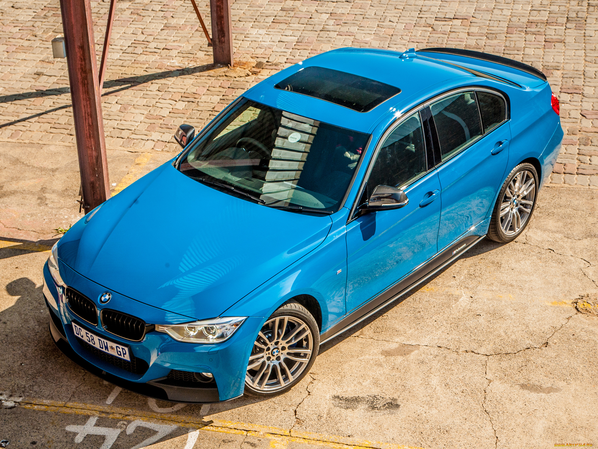 автомобили, bmw, 335i, m, performance, edition, f30, 2014г, синий