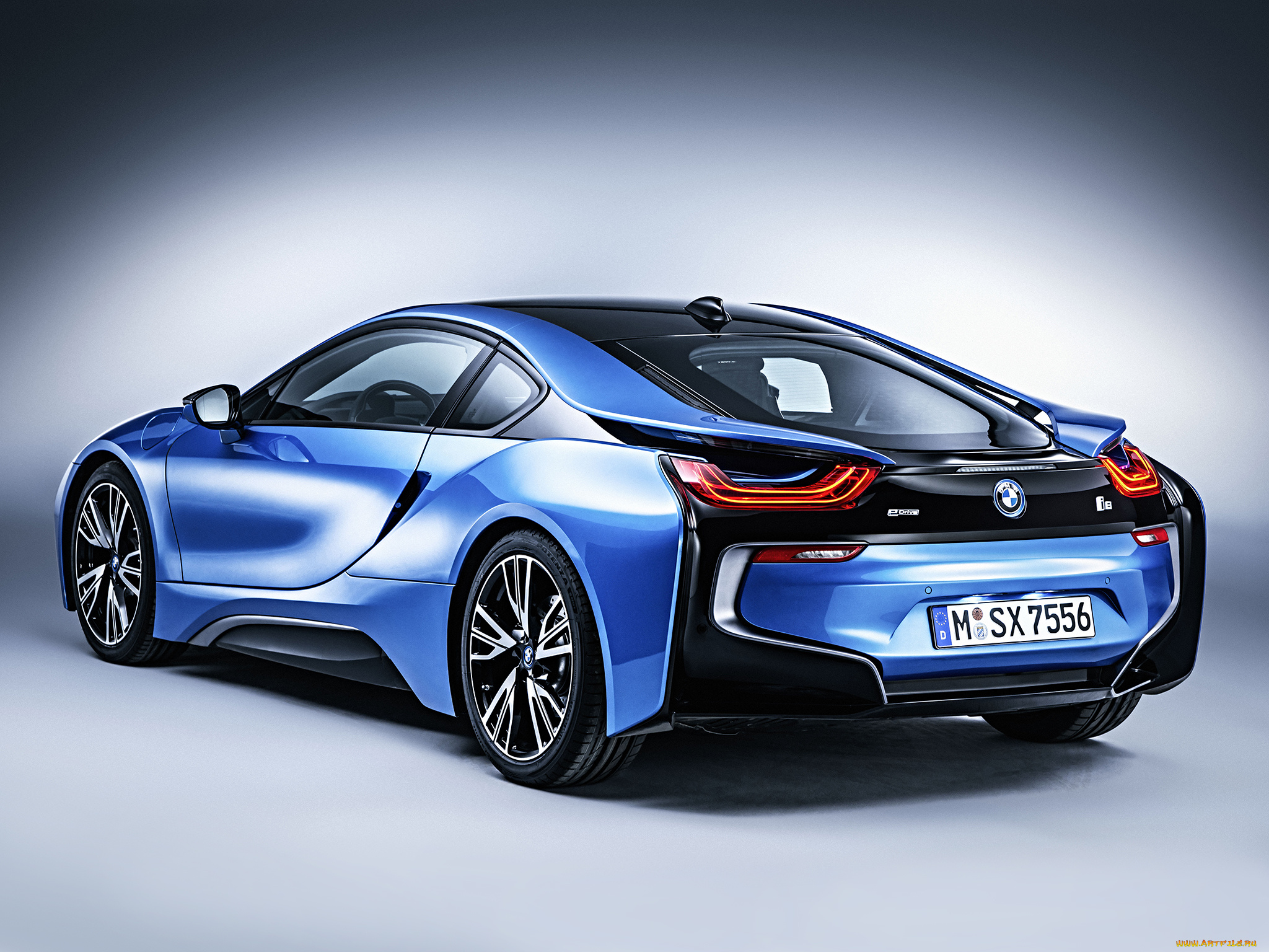 автомобили, bmw, синий, 2014г, package, impulse, pure, i8