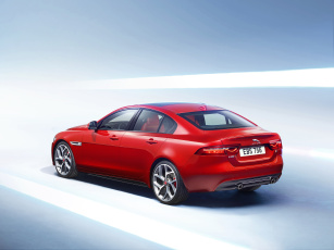 Картинка автомобили jaguar красный 2015г xe s