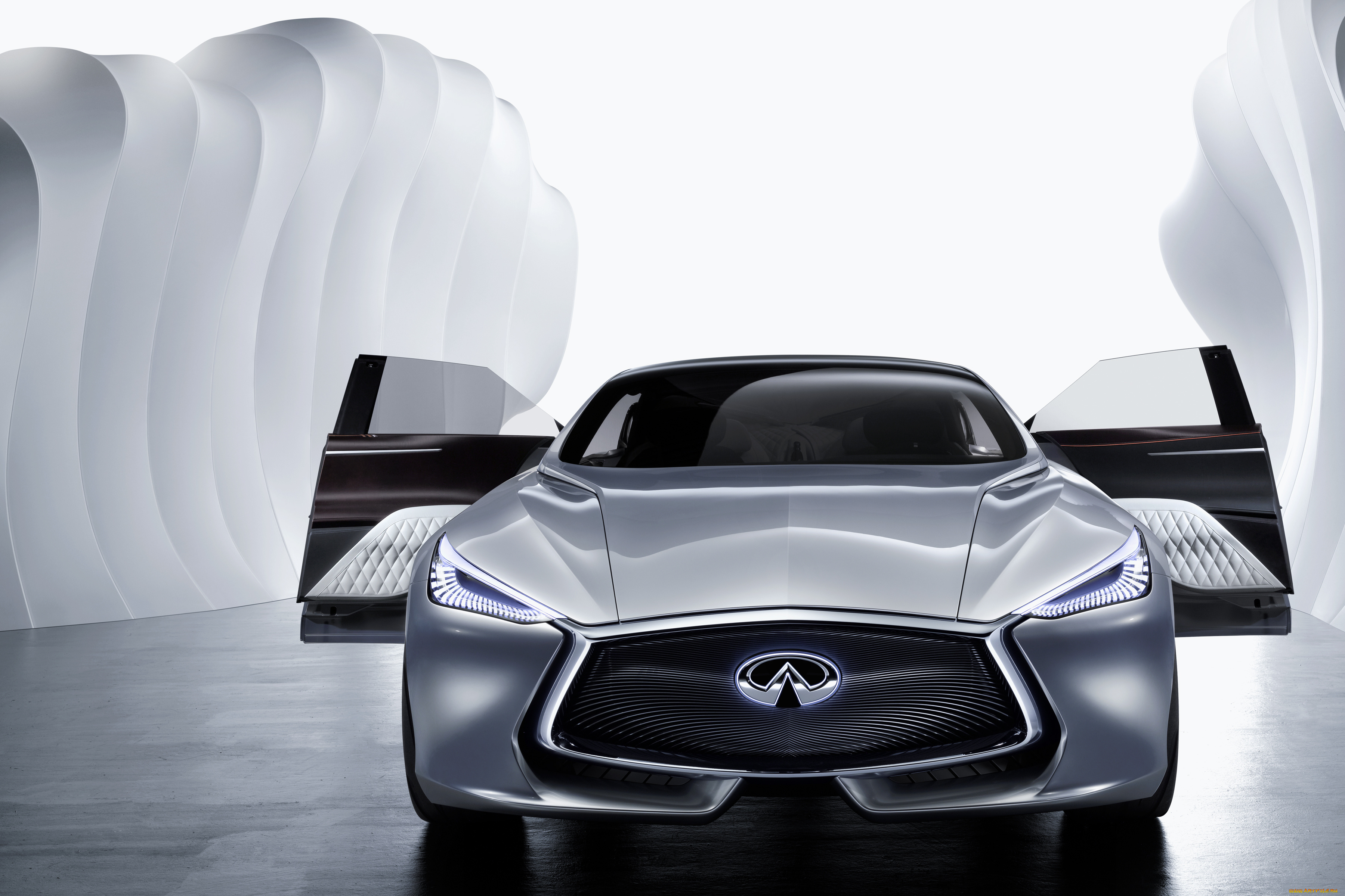 автомобили, infiniti, inspiration, 2014г, concept, q80, серый