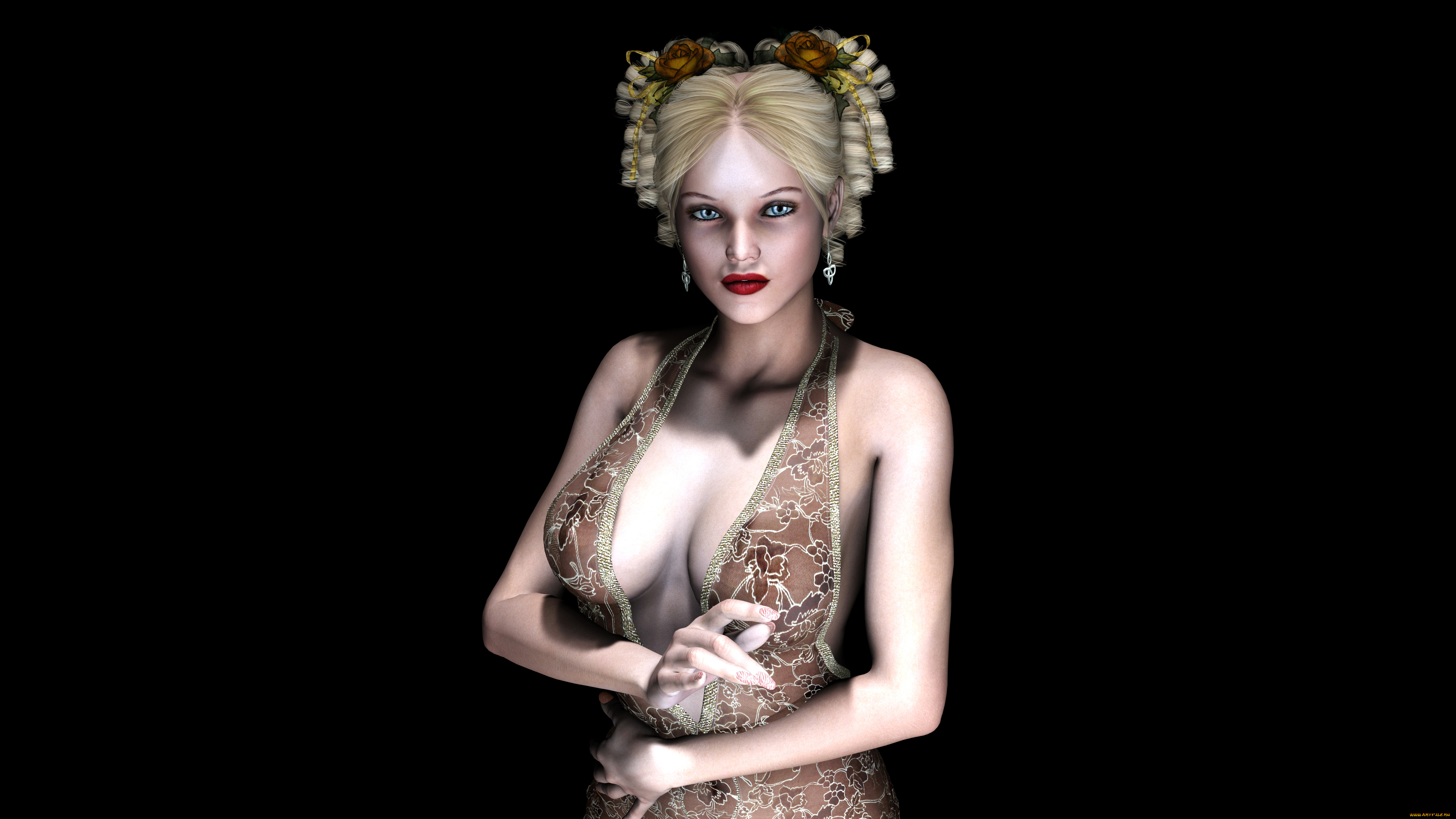 emilysq, 3д, графика, люди, , people, взгляд, девушка, фон