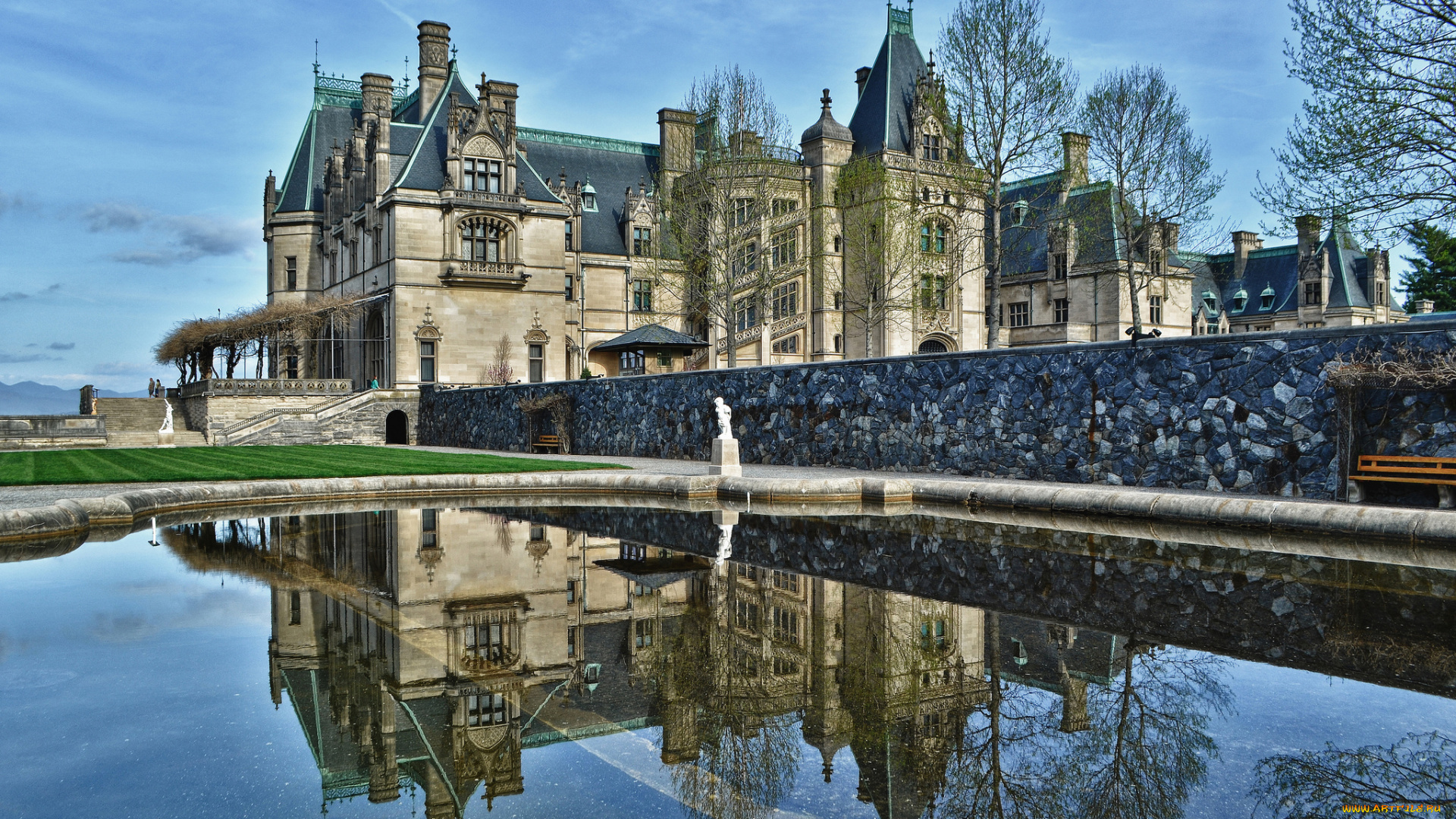 biltmore, estate, города, -, здания, , дома, сша, комплекс, поместье