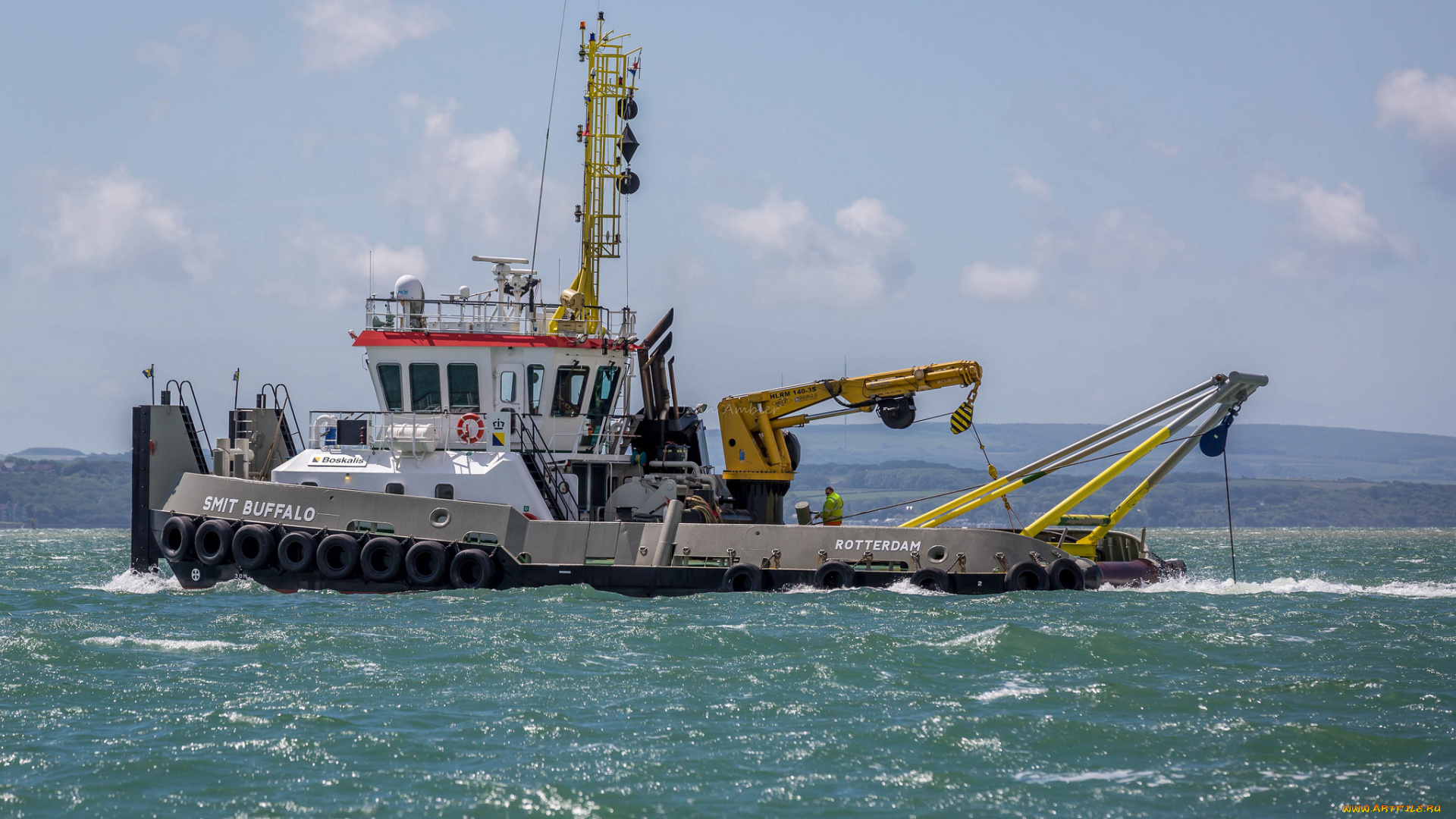 tug, smit, buffalo, корабли, баркасы, , , буксиры, лебедка, буксир