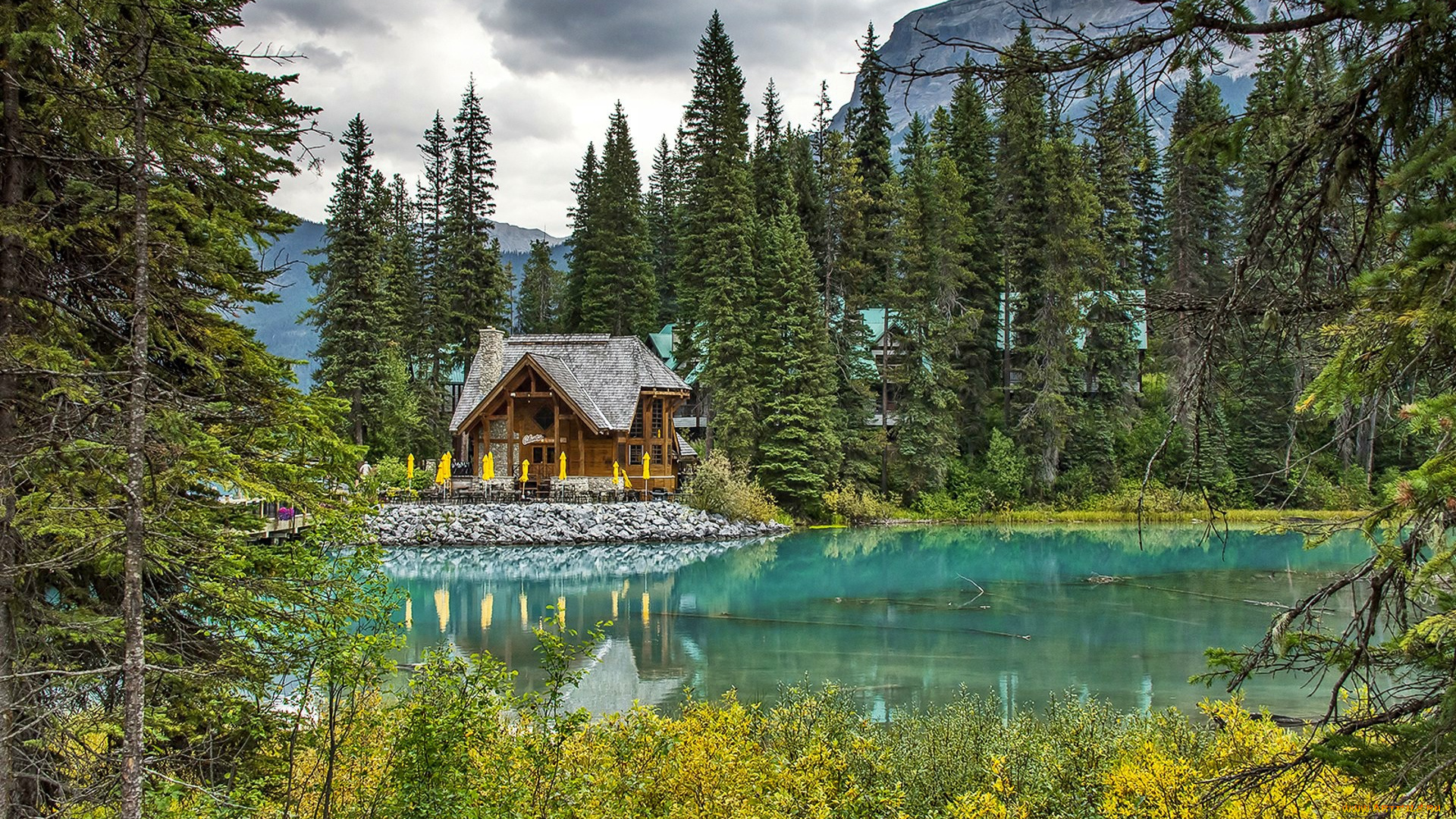 города, -, пейзажи, река, лес