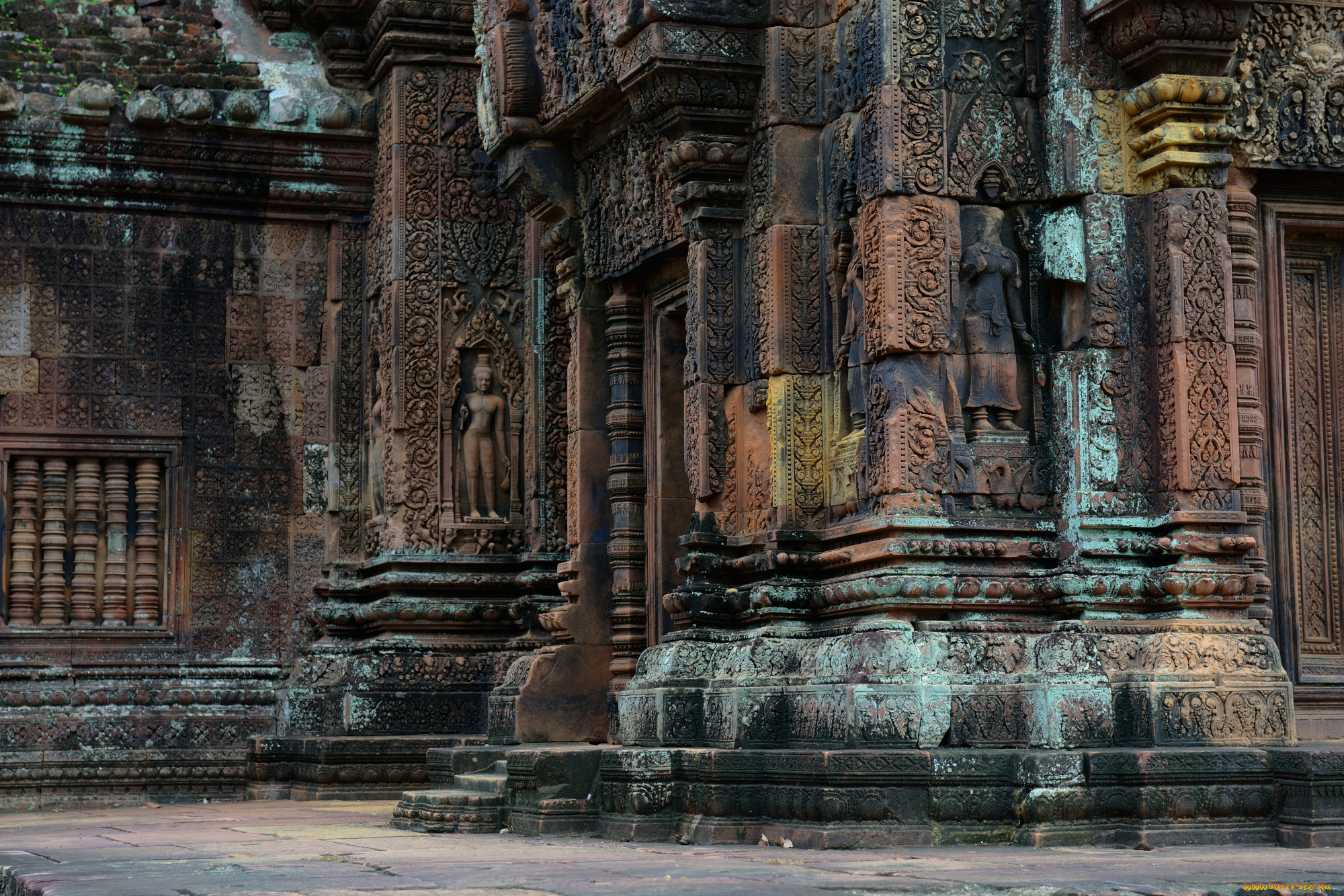 города, -, исторические, , архитектурные, памятники, камбоджа, бантеайсрей