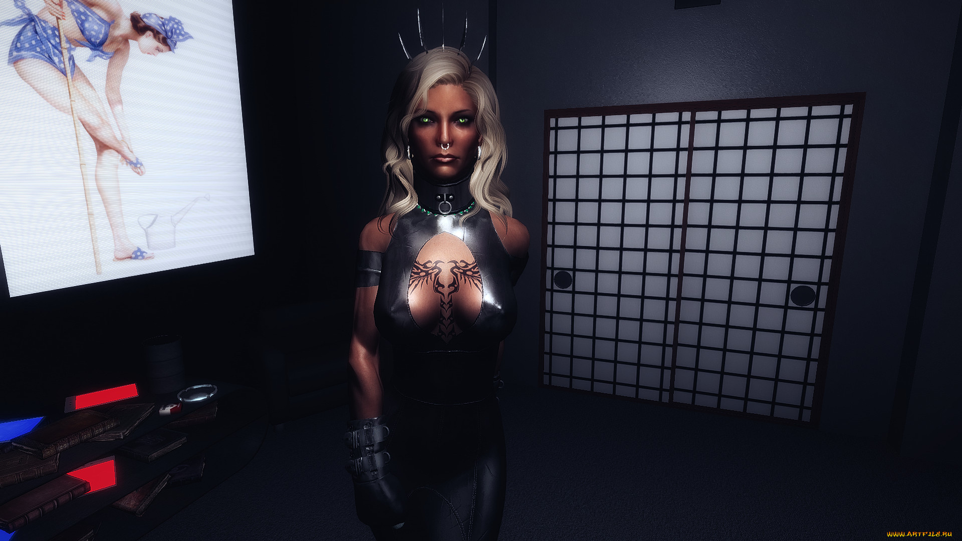 3д, графика, фантазия, , fantasy, фон, взгляд, девушка