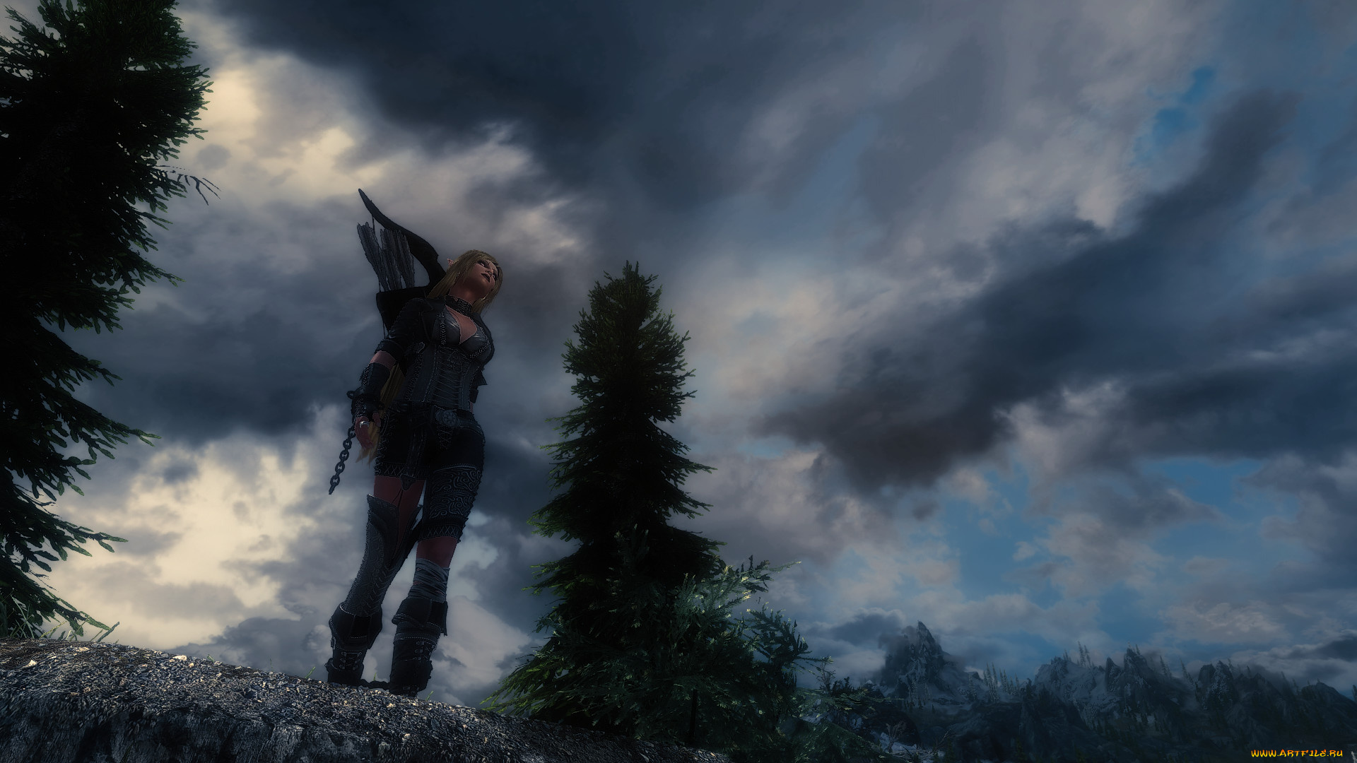 3д, графика, фантазия, , fantasy, взгляд, фон, девушка