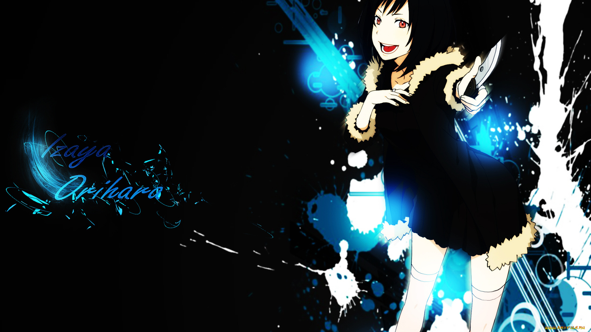 аниме, durarara, изая