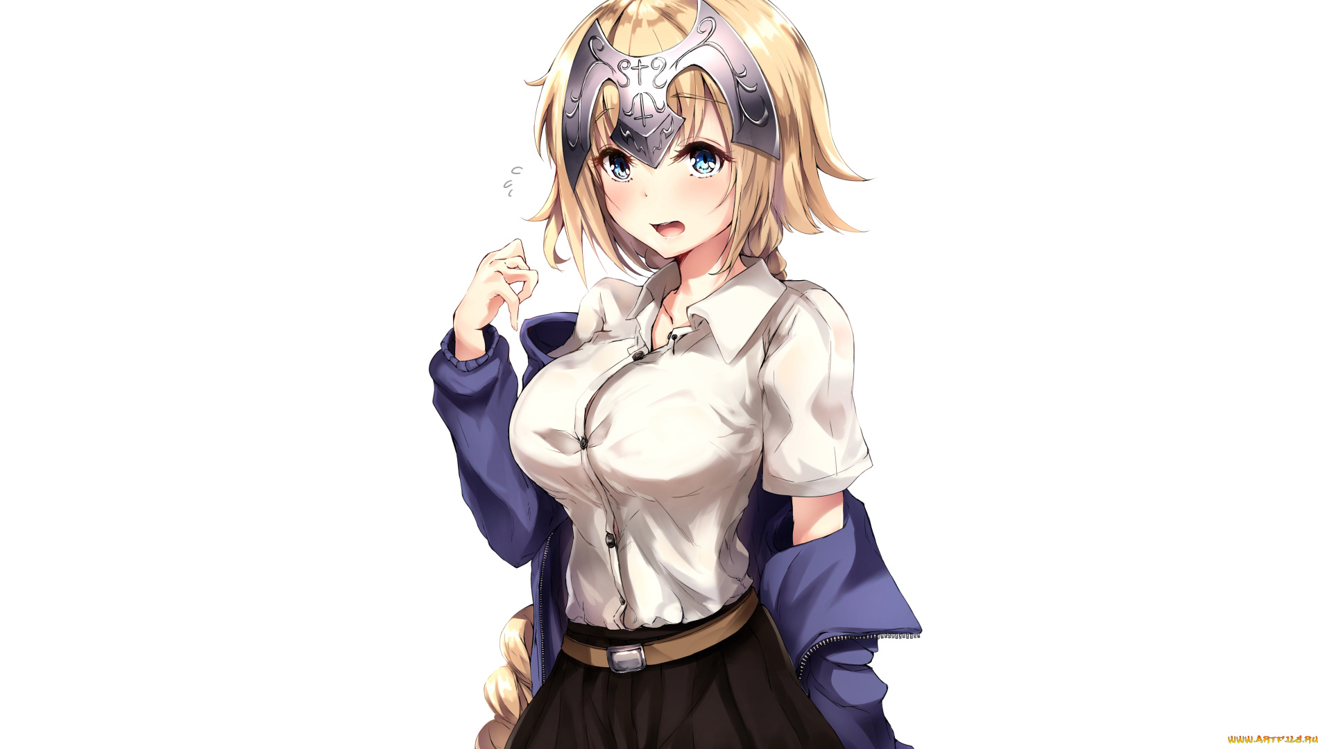 аниме, fate, stay, night, девушка