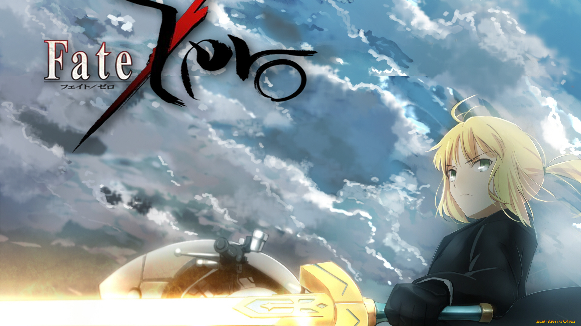 аниме, fate, zero, девушка