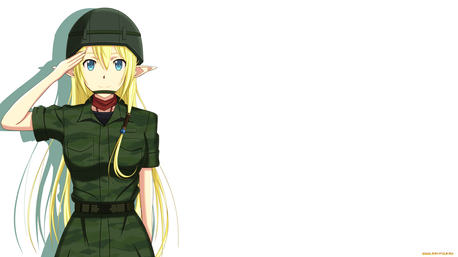 аниме, gate, девушка