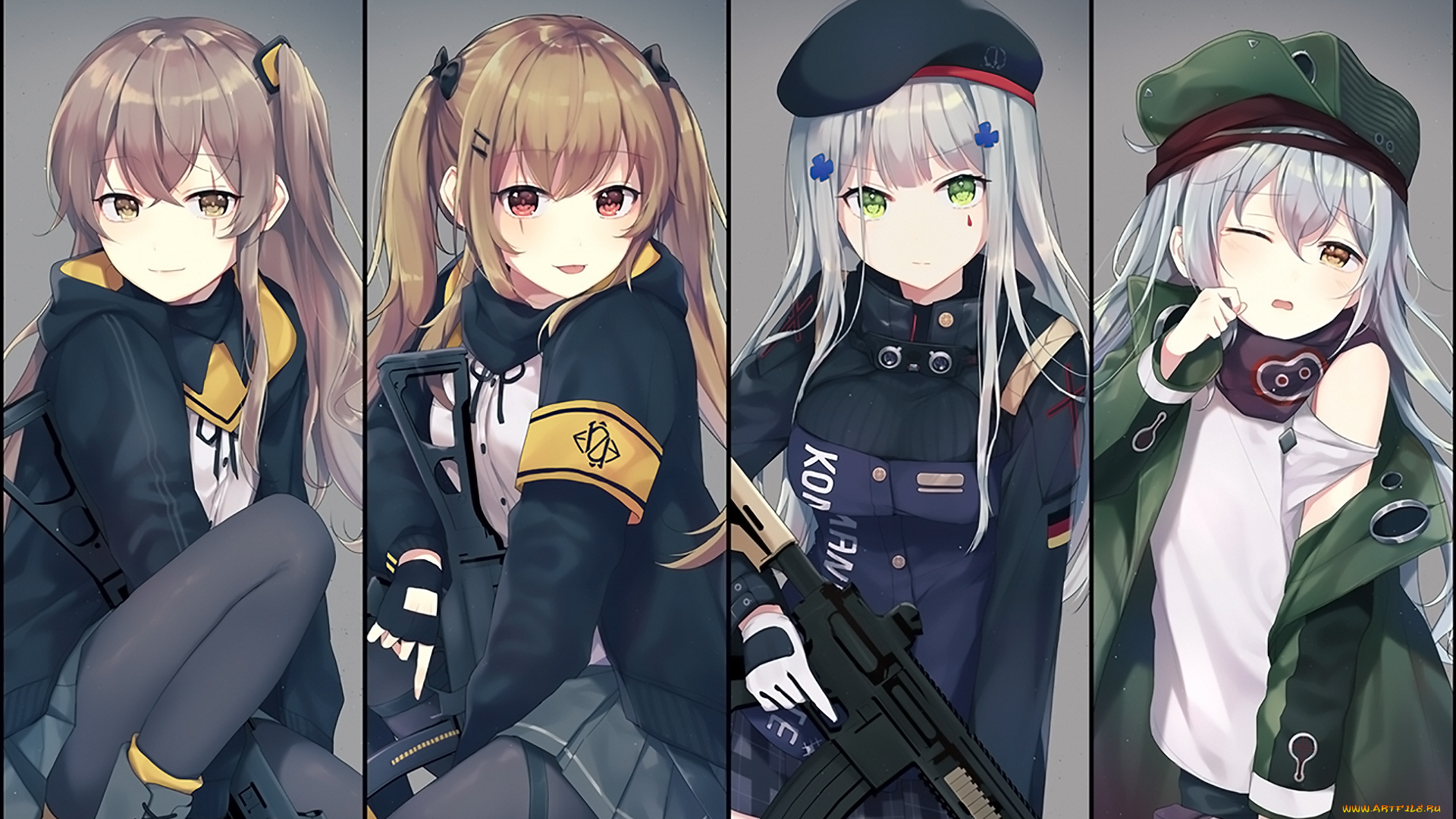 аниме, girls, frontline, девушки