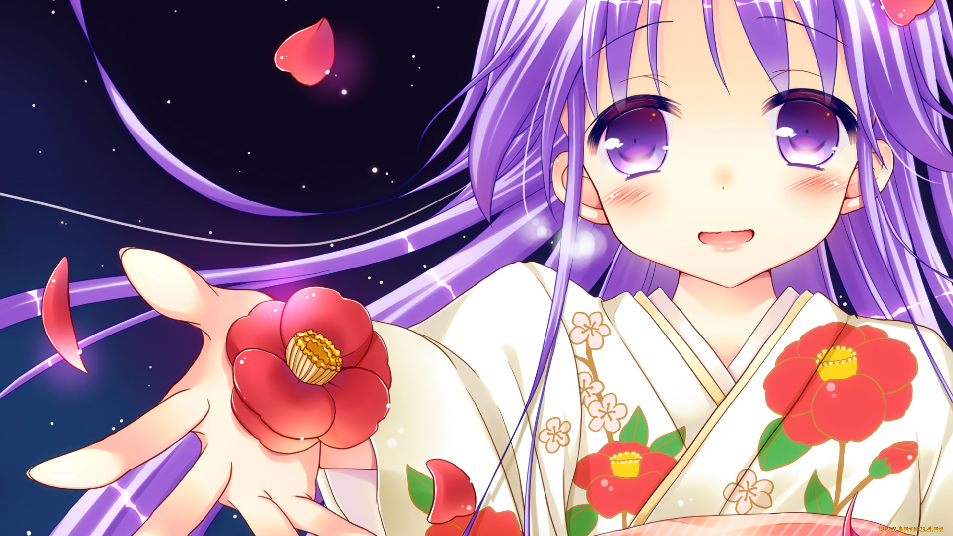 аниме, happiness, девочка