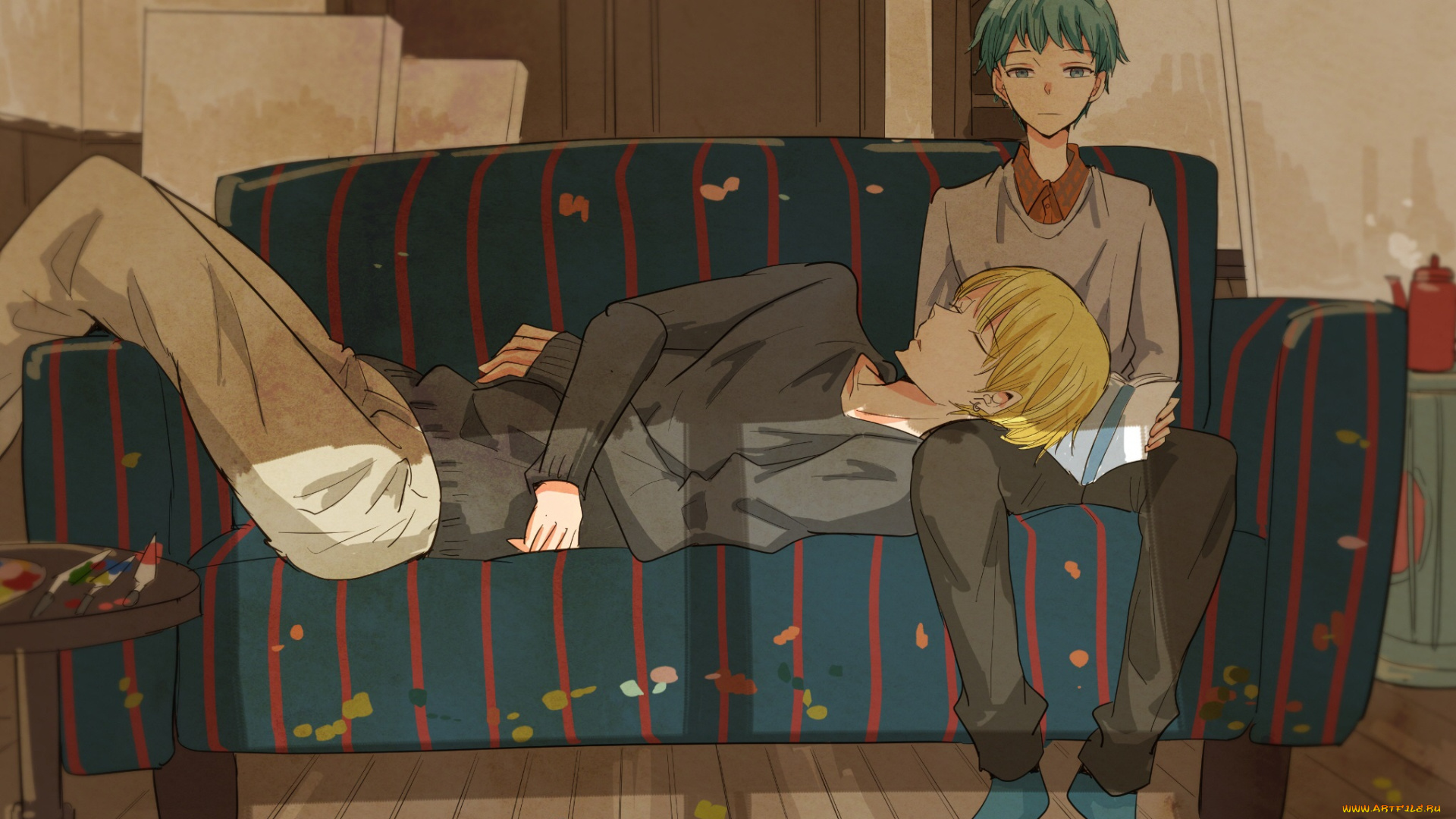 аниме, kuroko, no, baske, баскетбол