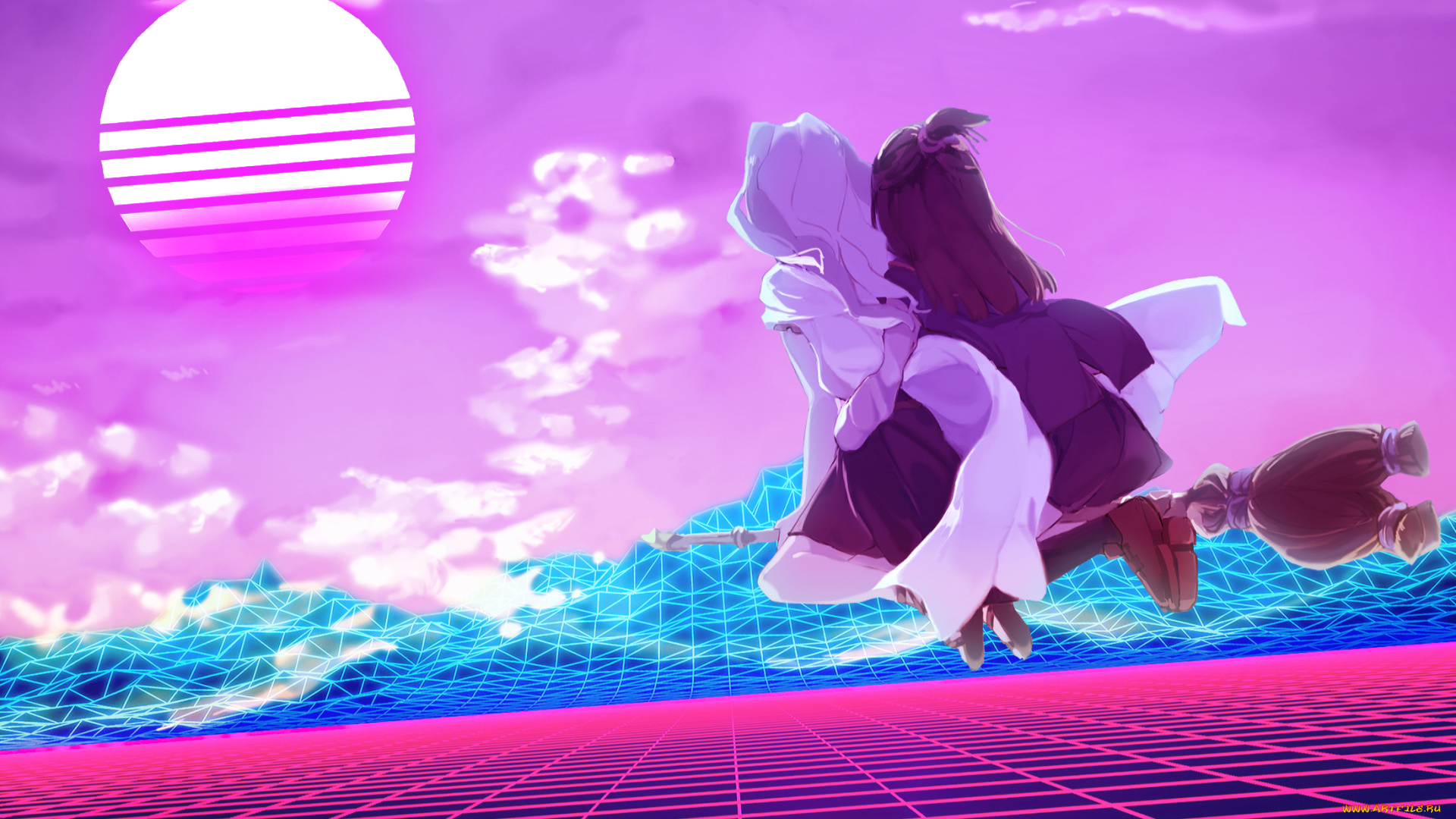 аниме, little, witch, academia, девочки