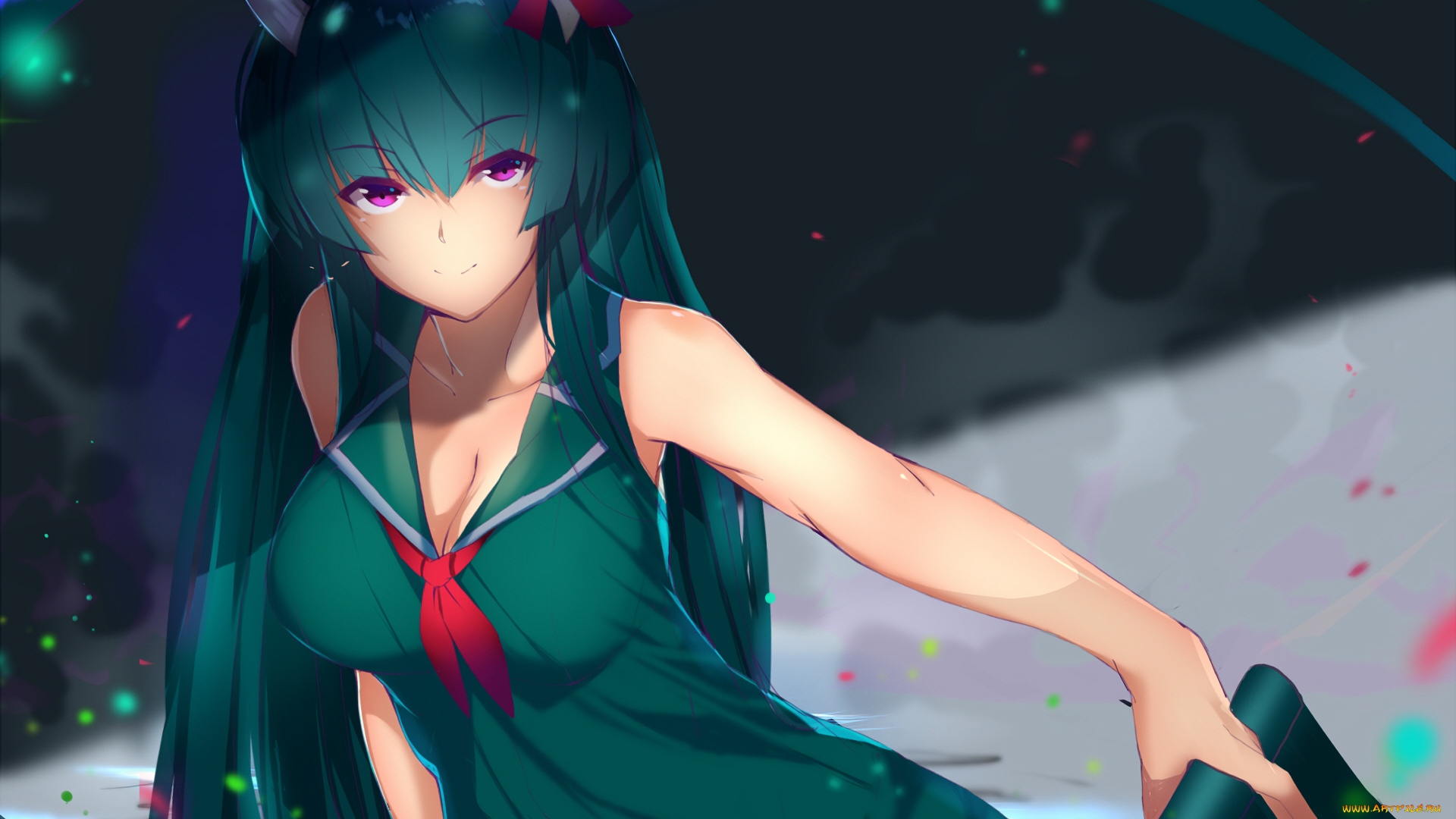 аниме, touhou, девушка