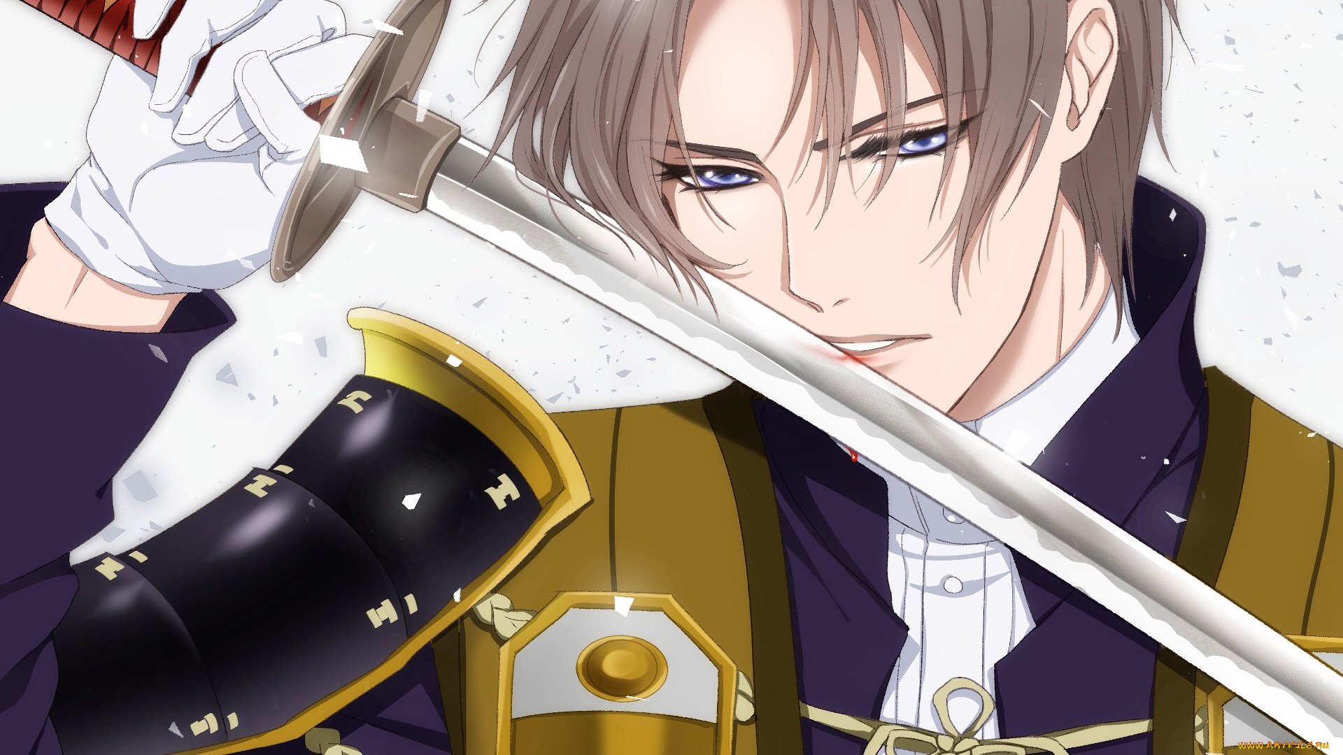 аниме, touken, ranbu, танец, мечей