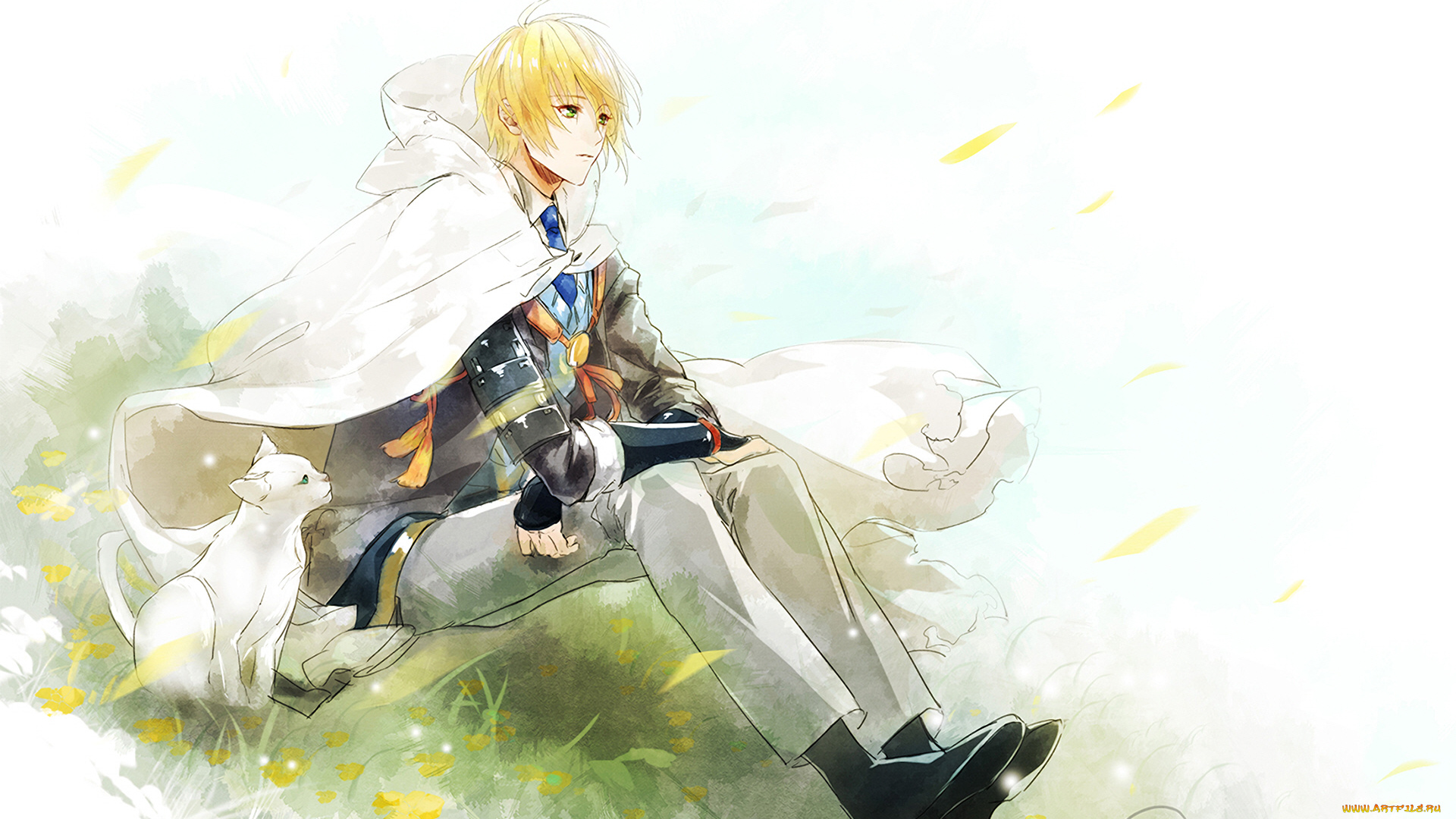 аниме, touken, ranbu, танец, мечей