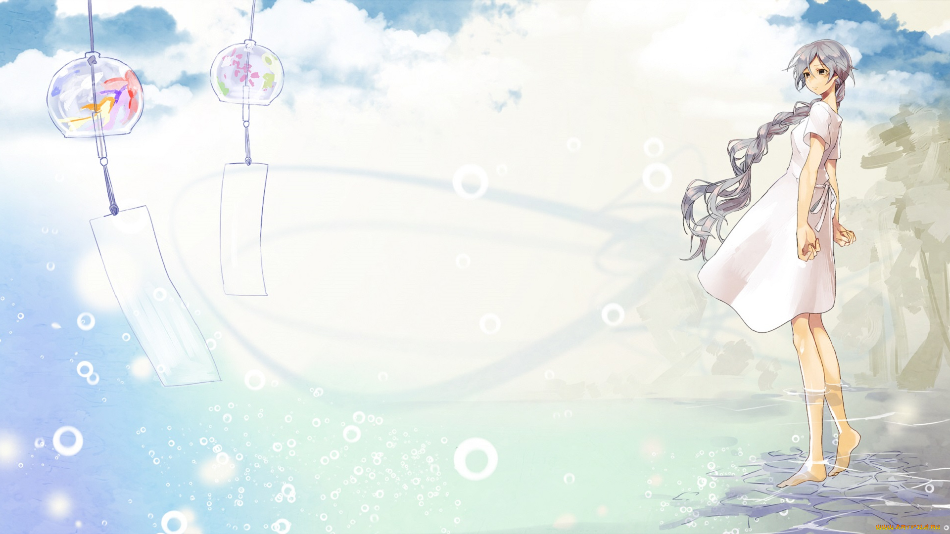 аниме, utau, девушка