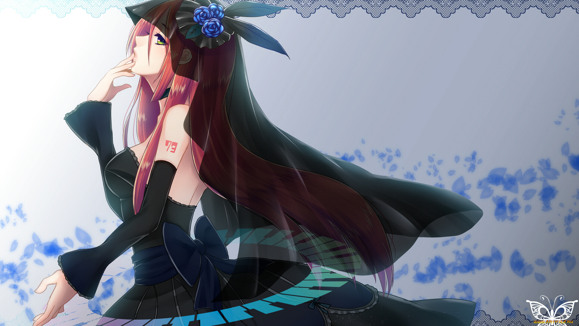 аниме, utau, девушка