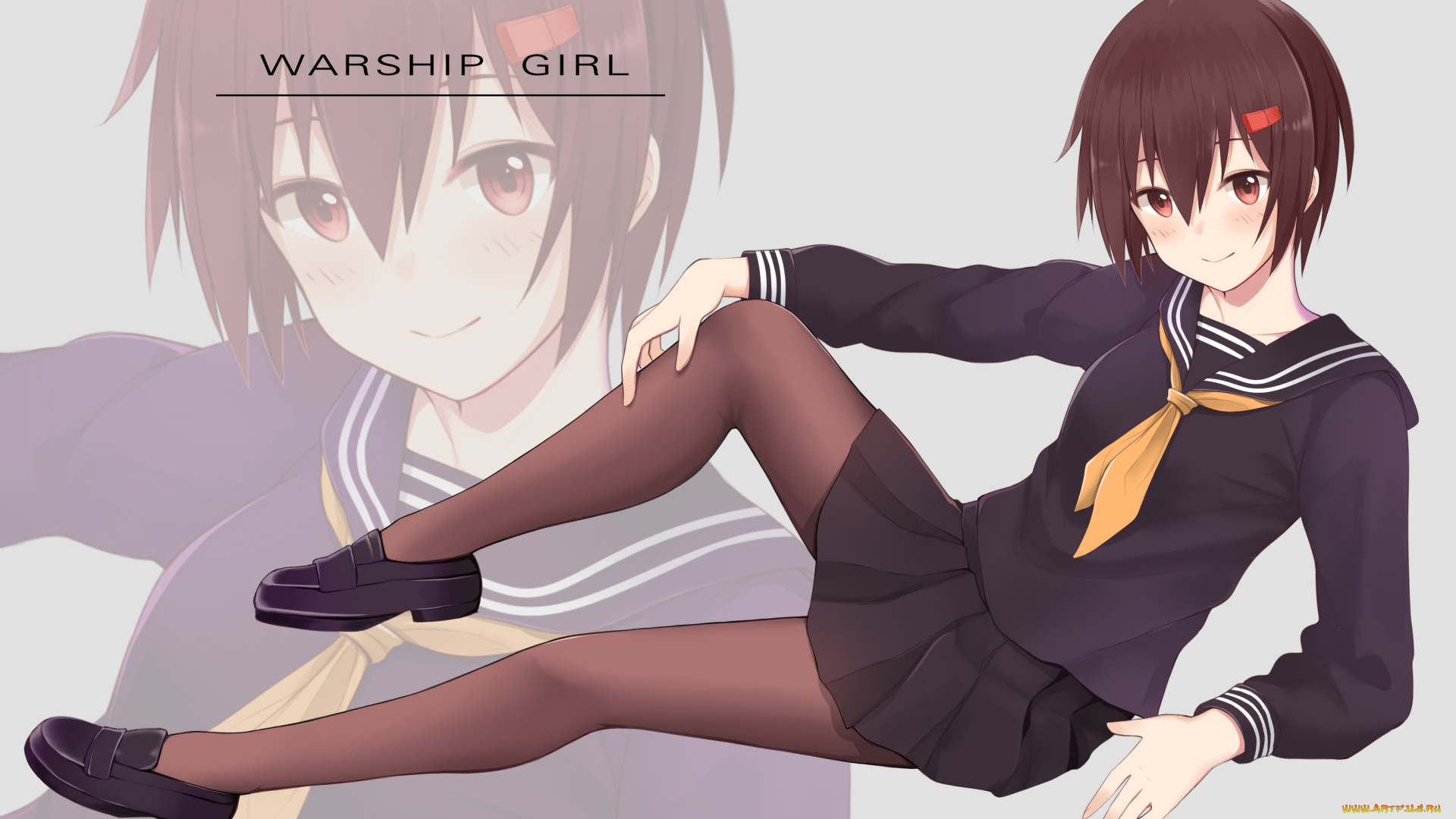 аниме, zhan, jian, shao, nyu, девушка