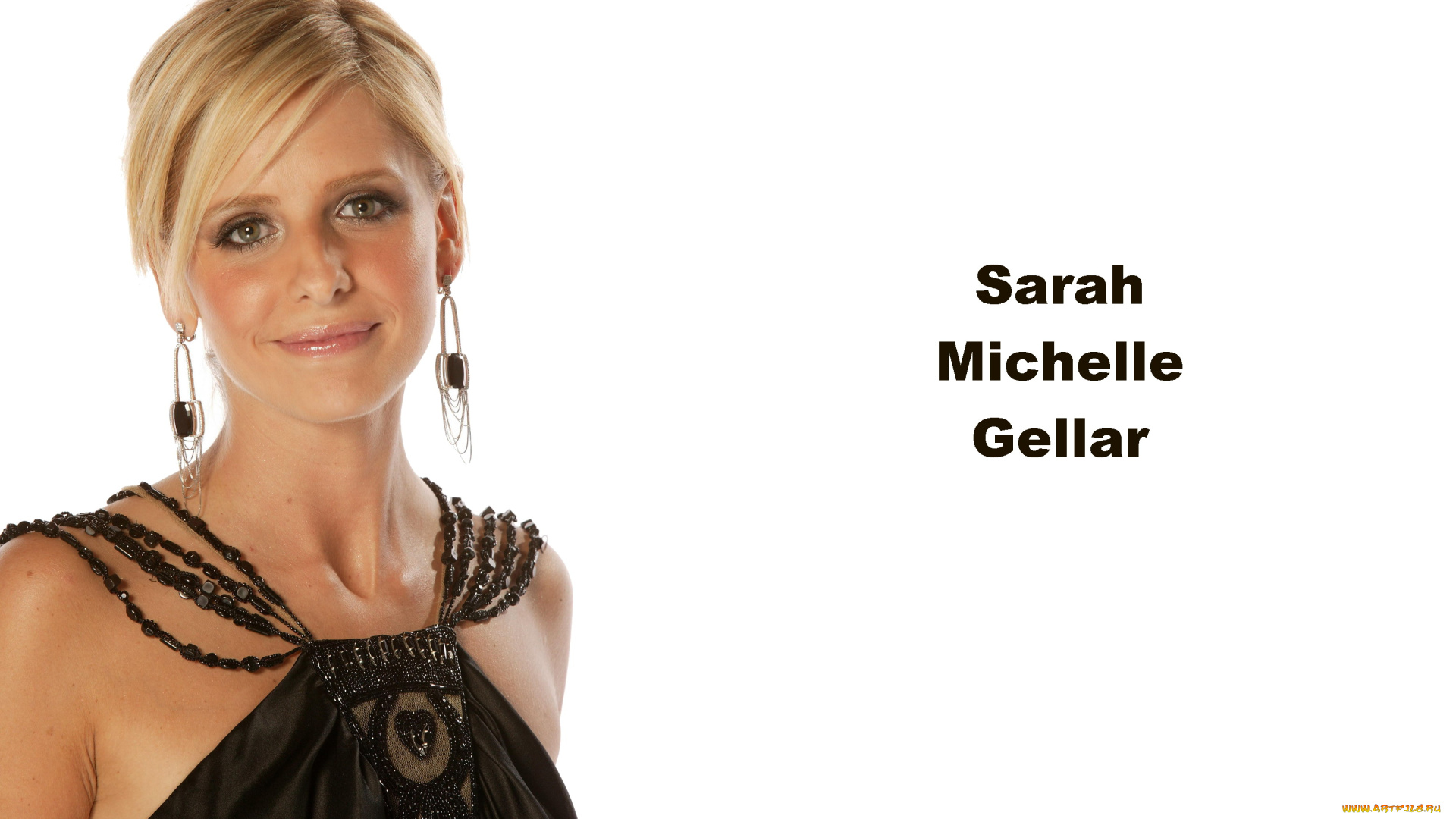 девушки, sarah, michelle, gellar, лицо, сара, мишель, геллар, топ, актриса, серьги, блондинка, улыбка