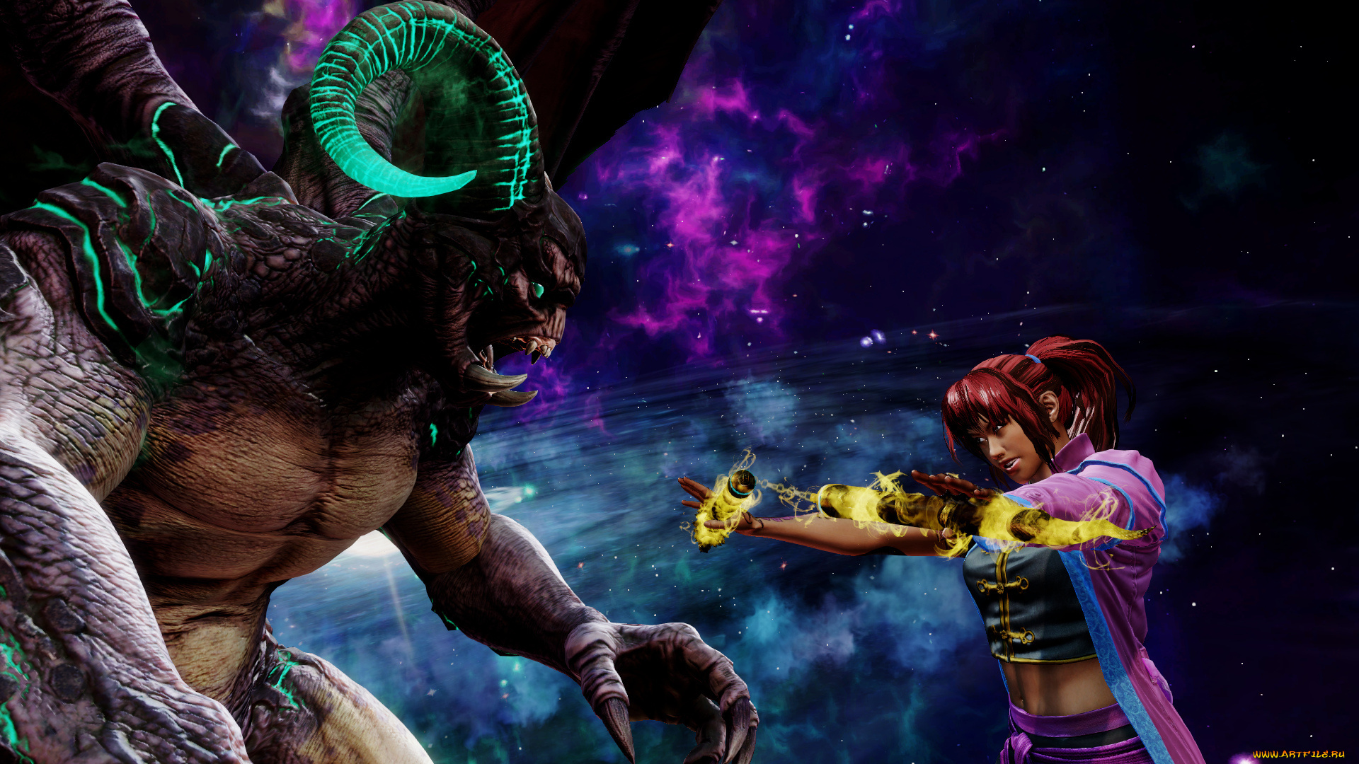 фэнтези, красавицы, и, чудовища, дьявол