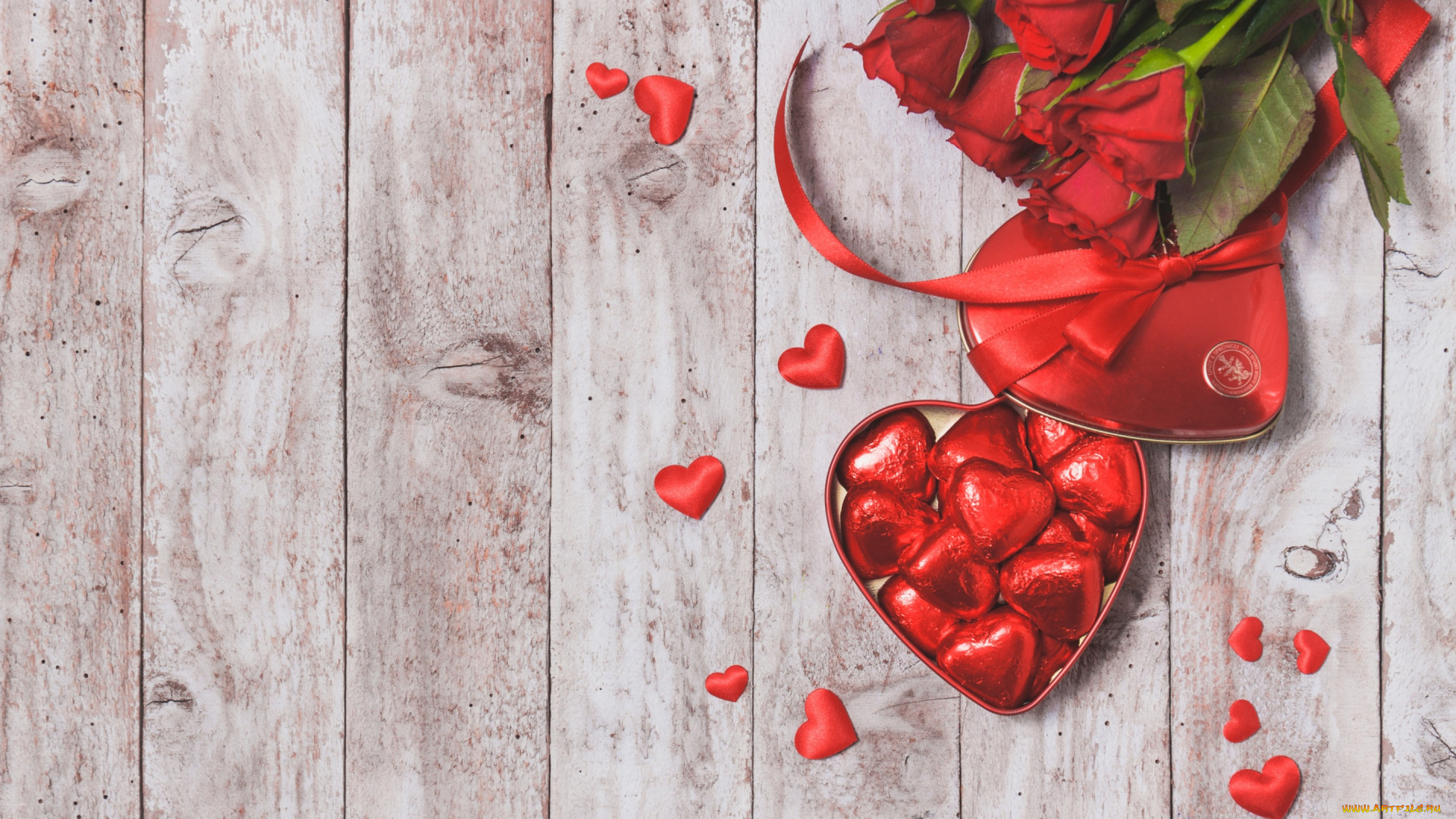 праздничные, день, святого, валентина, , сердечки, , любовь, красные, розы, valentine`s, day, love, шоколад, roses, romantic, gift, сердечки, конфеты, heart, red