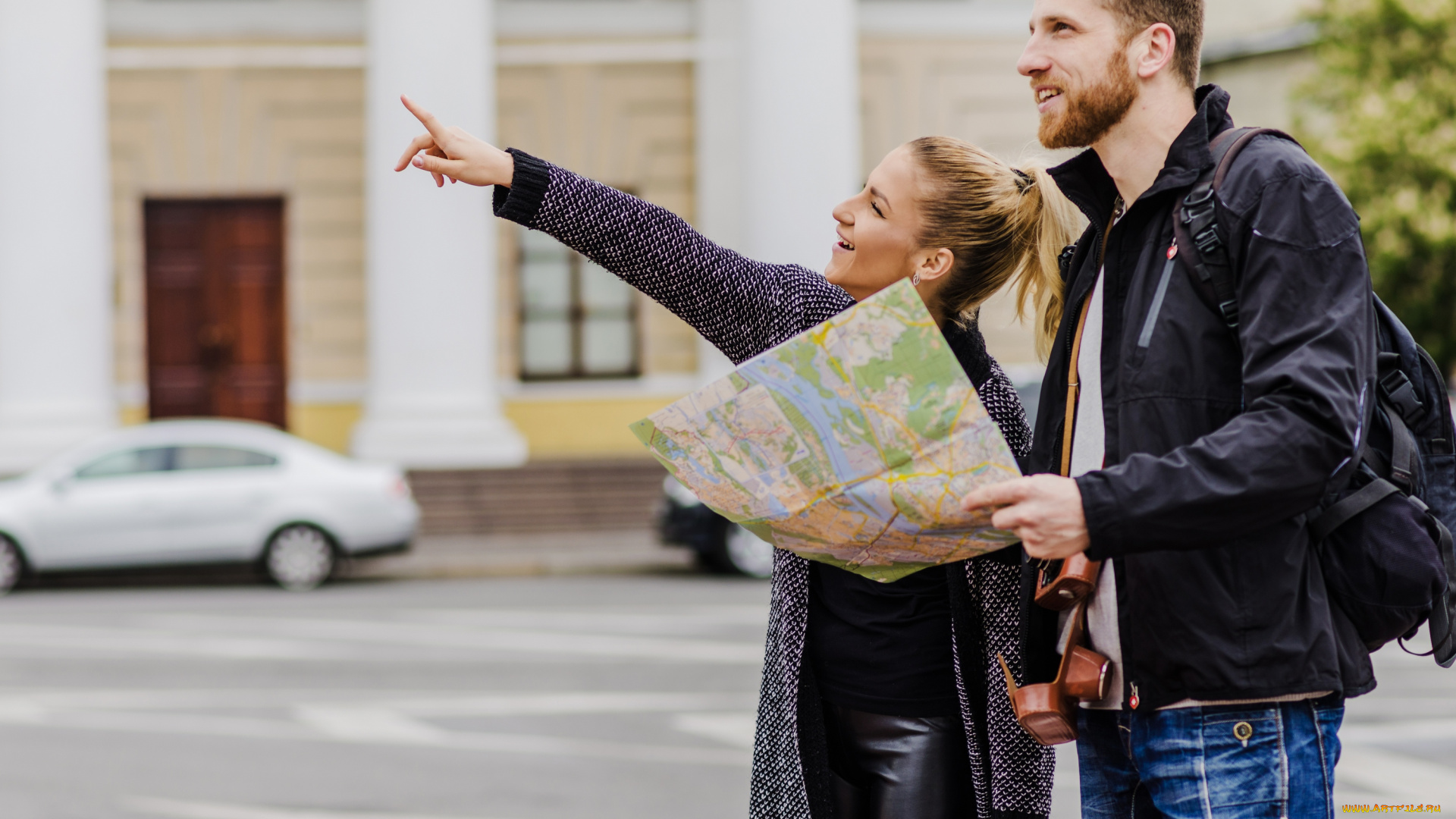 разное, люди, парень, девушка, город, карта