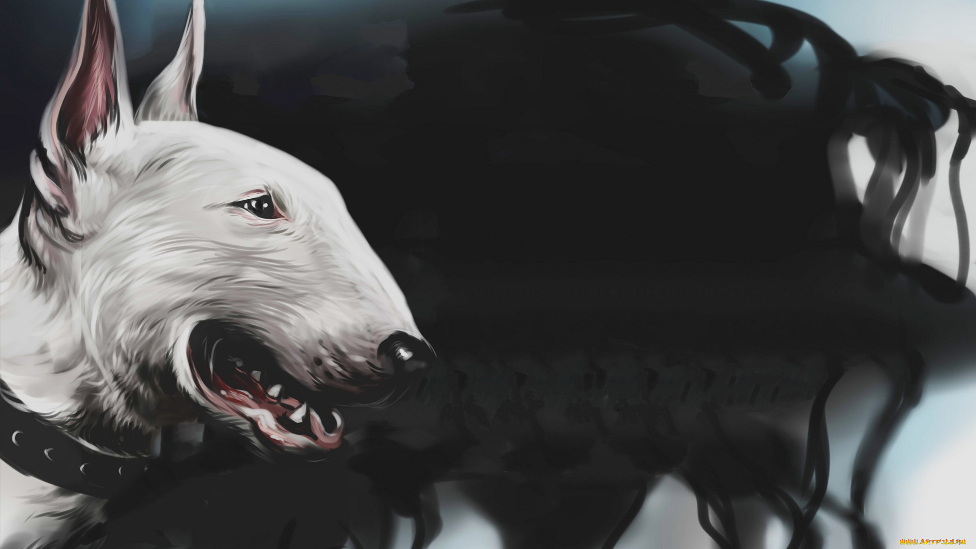 рисованное, животные, , собаки, морда