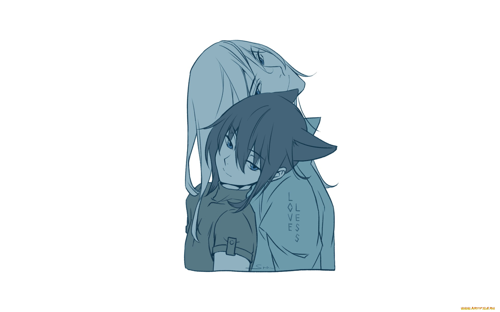 аниме, loveless, пара, рицка, агатсума, соби