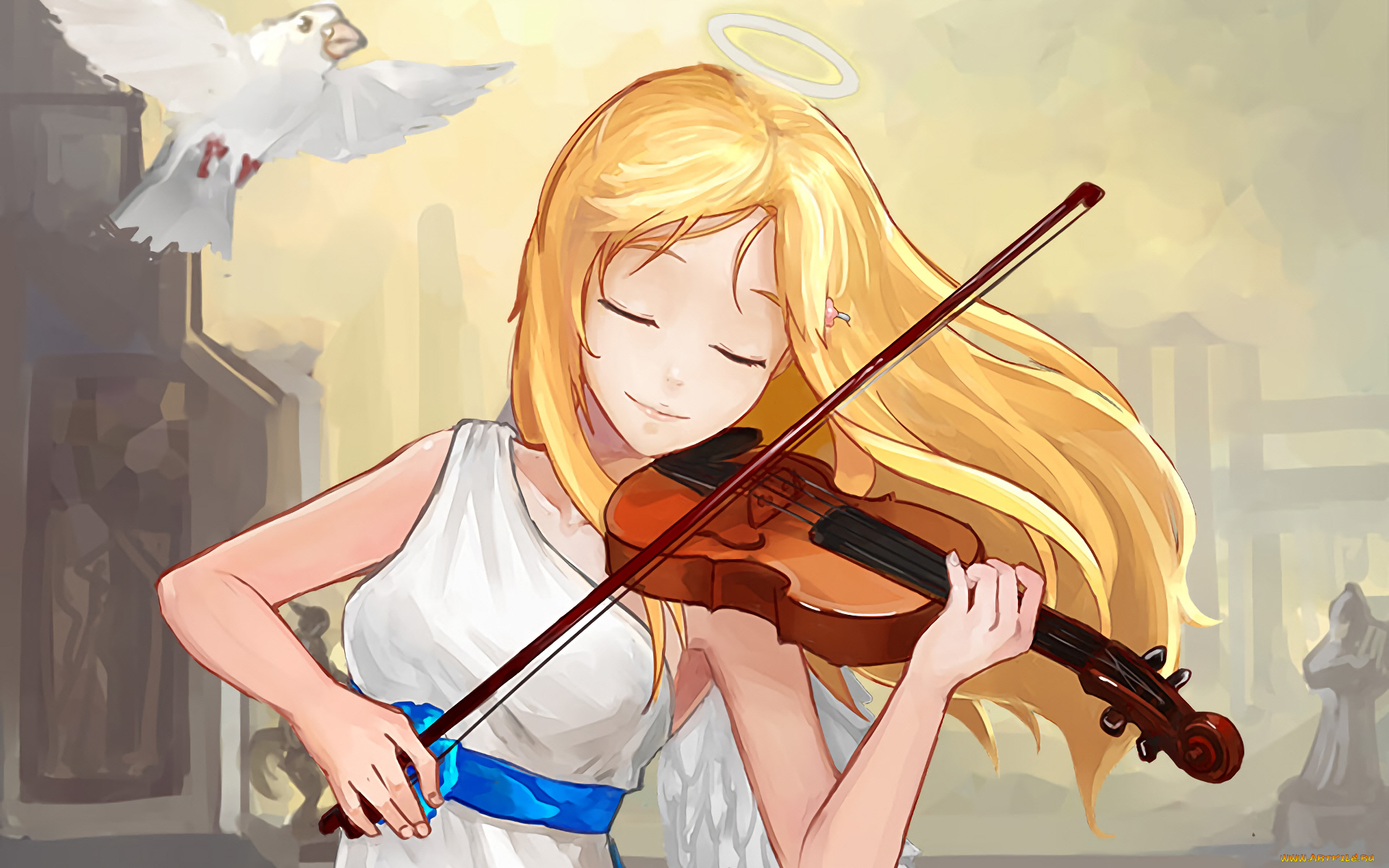 аниме, shigatsu, wa, kimi, no, uso, твоя, апрельская, ложь