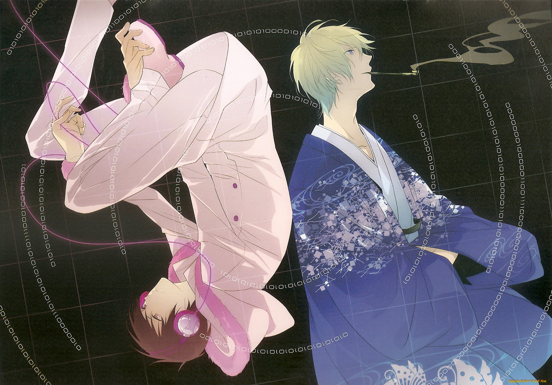 аниме, durarara, парни